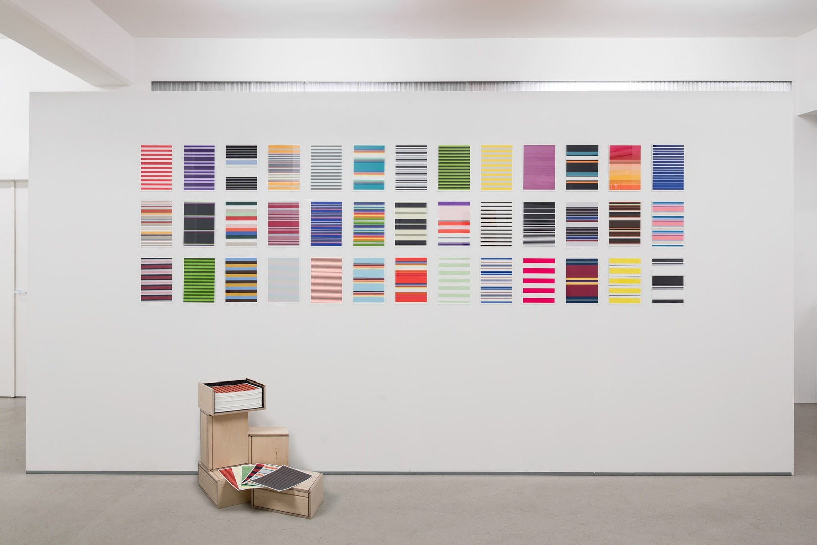 Jacob Dahlgren Installation view, Painting into Space and the Meaning of Construction, Andréhn-Schiptjenko, Stockholm, Sweden, 2013