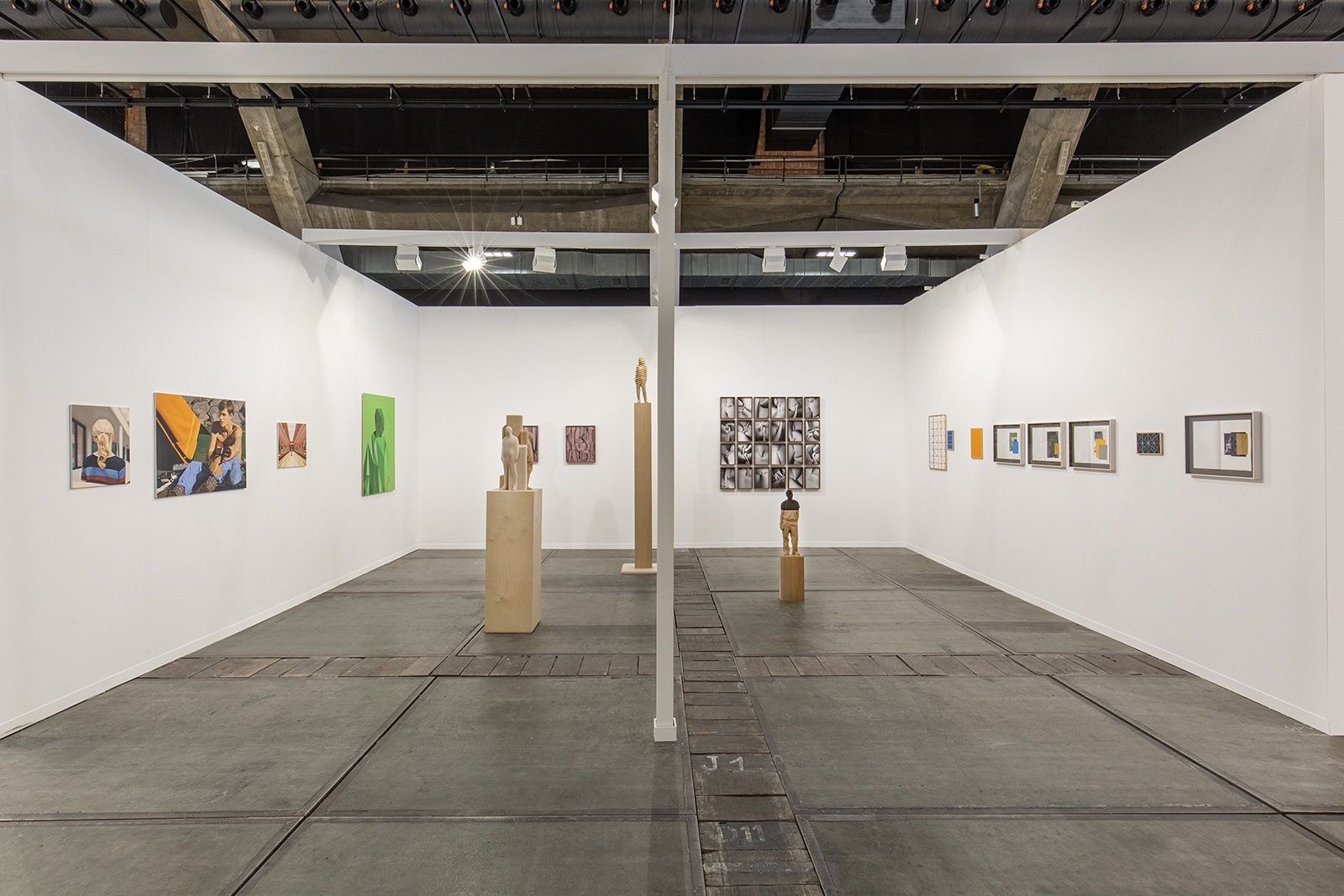 Lena Johansson, Xavier Veilhan, Martín Soto Climent, Matts Leiderstam Installation view, Art Brussels, Brussels, 2024