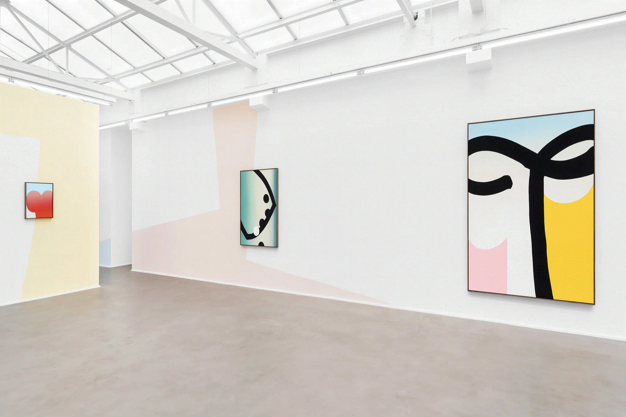 Cornelia Baltes Installation view, Touch, Rodolphe Janssen, Brussels, Belgium, 2024