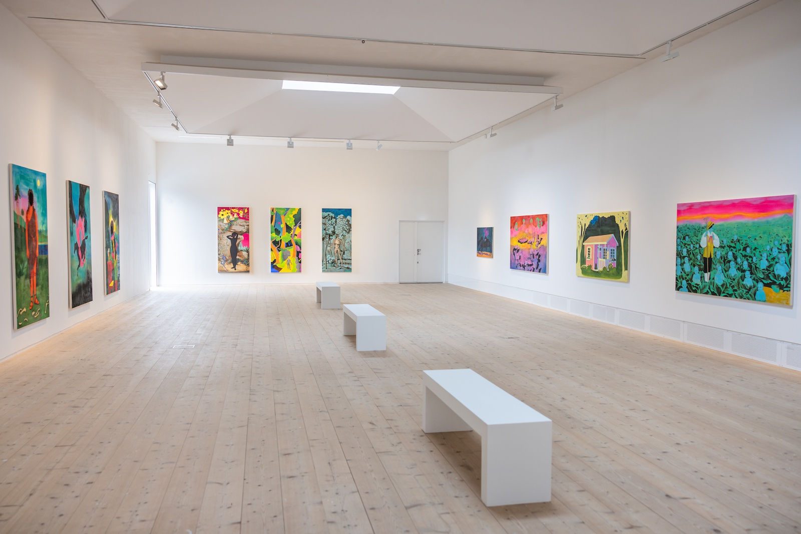 Martin Jacobson Installation view, A Dream About Roses and Butterflies, Varbergs Konsthall, Varberg, Sweden, 2024