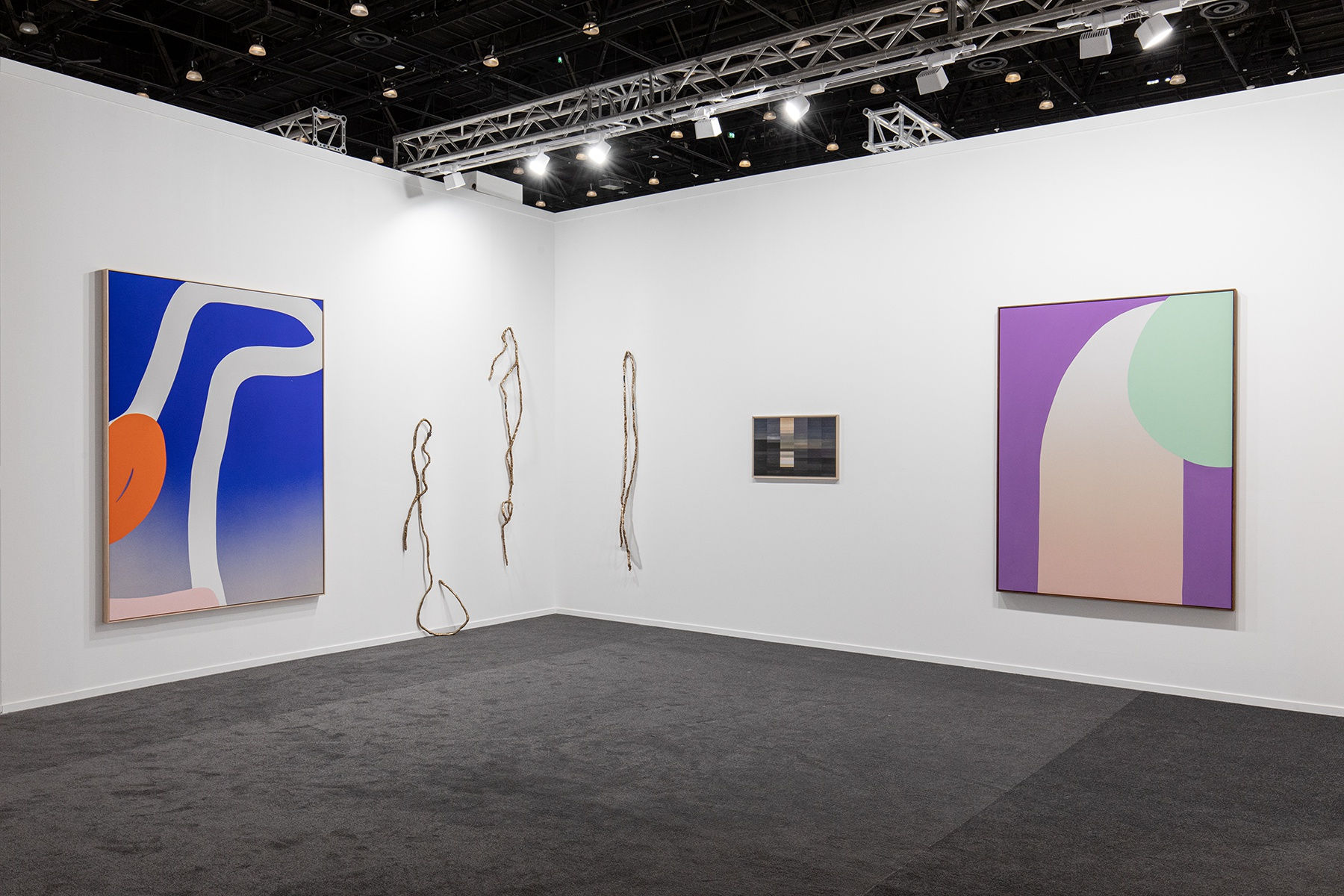 Cornelia Baltes, Sabine Mirlesse, Xavier Veilhan Installation view, Art Dubai, Dubai 2025