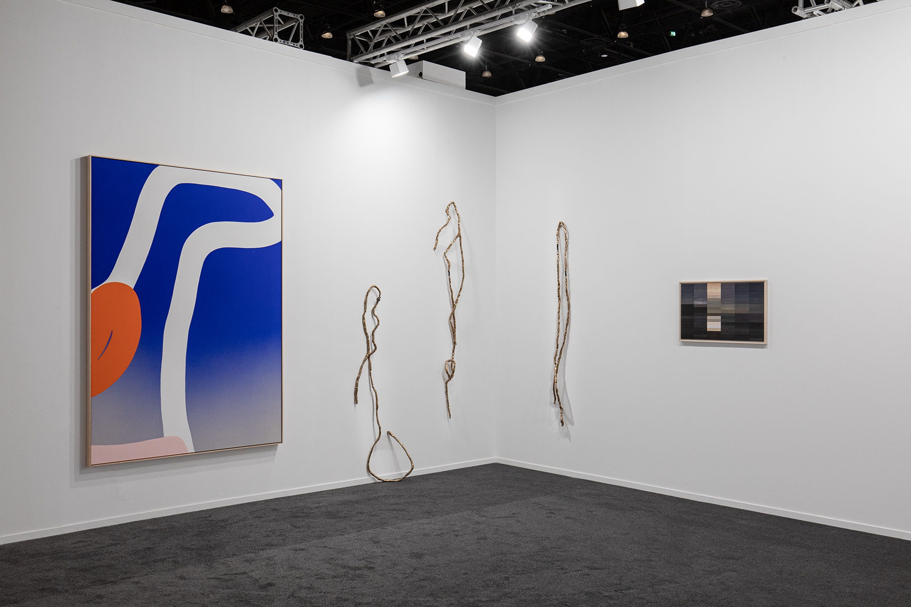 Cornelia Baltes, Sabine Mirlesse, Xavier Veilhan Installation view, Art Dubai, Dubai 2025
