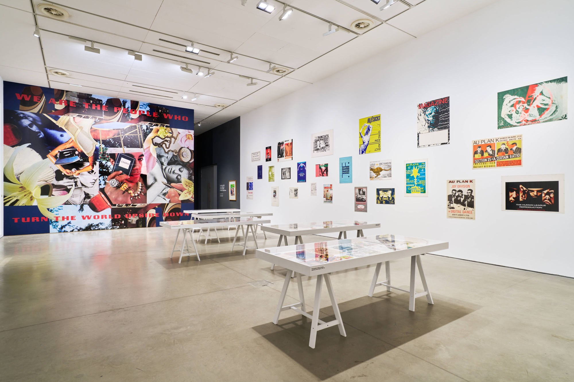 Linder We Are The People Who Turn The World Upside Down (2026) Vinyl Billboard Installation view at John Hansard Gallery, Southampton, UK.