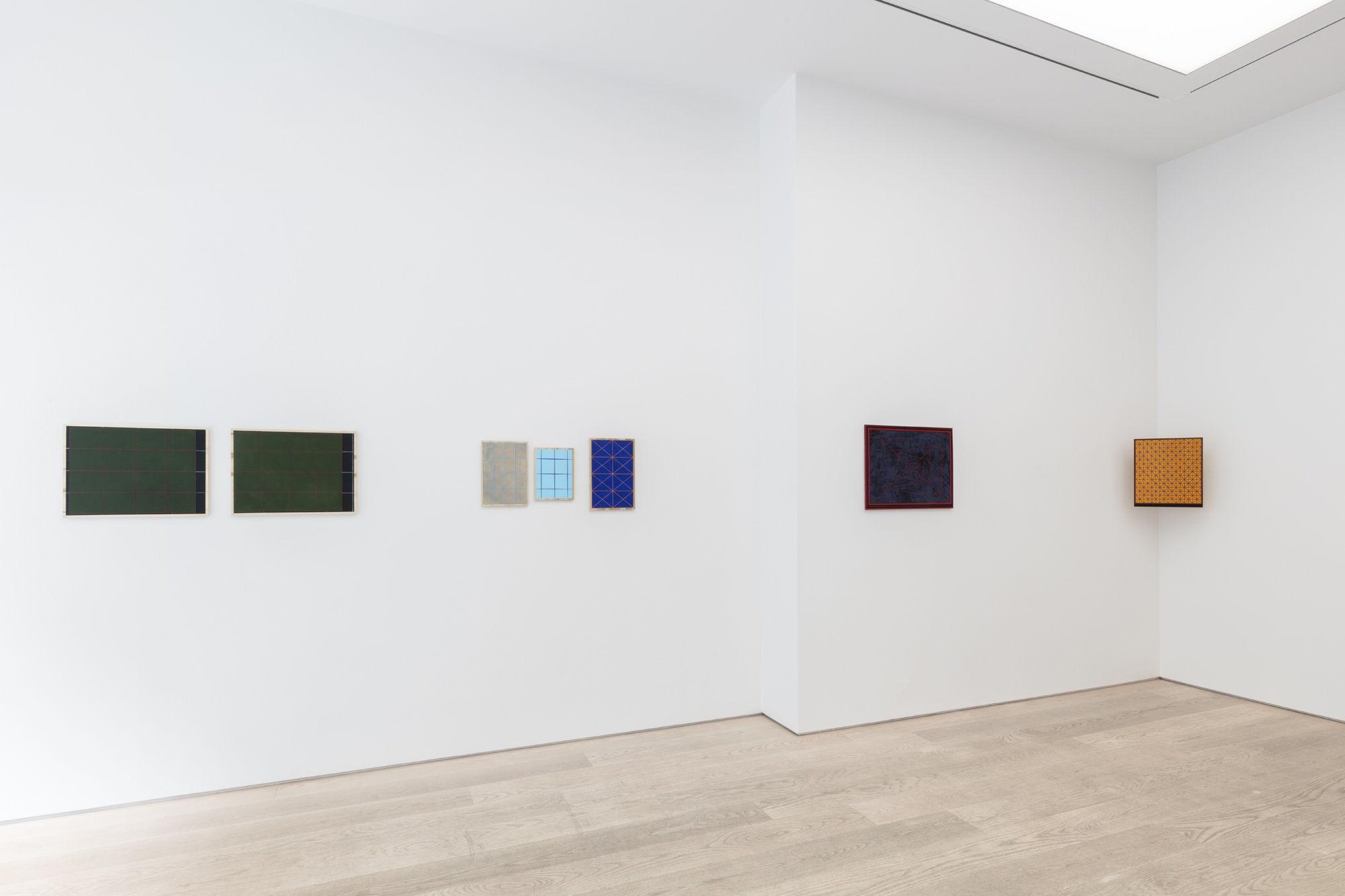 Matts Leiderstam Installation view, Seen Through the Grid, Andréhn-Schiptjenko, Stockholm, Sweden, 2023