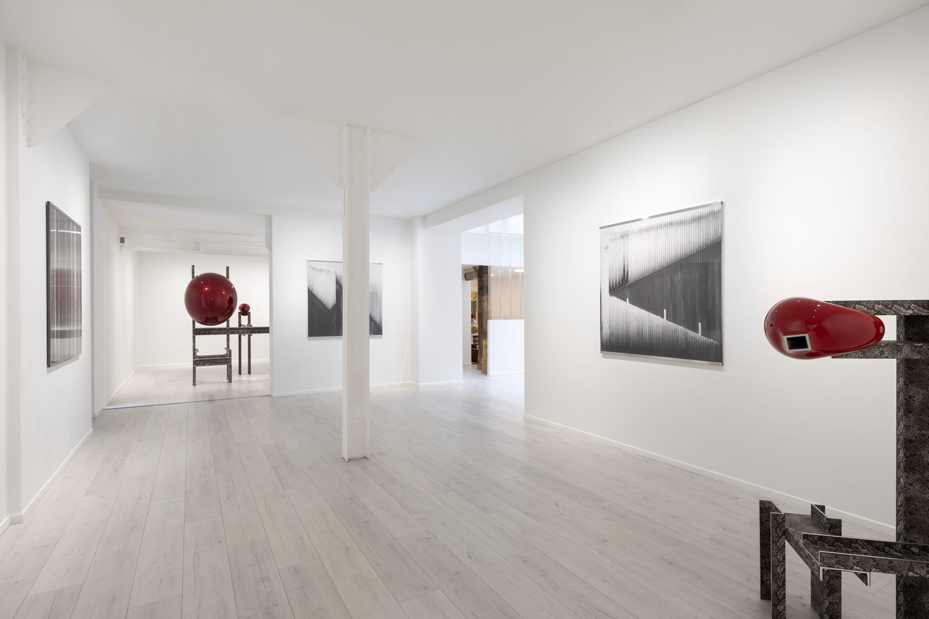 Siobhán Hapaska Installation view at Andréhn-Schiptjenko, Paris, France, 2023