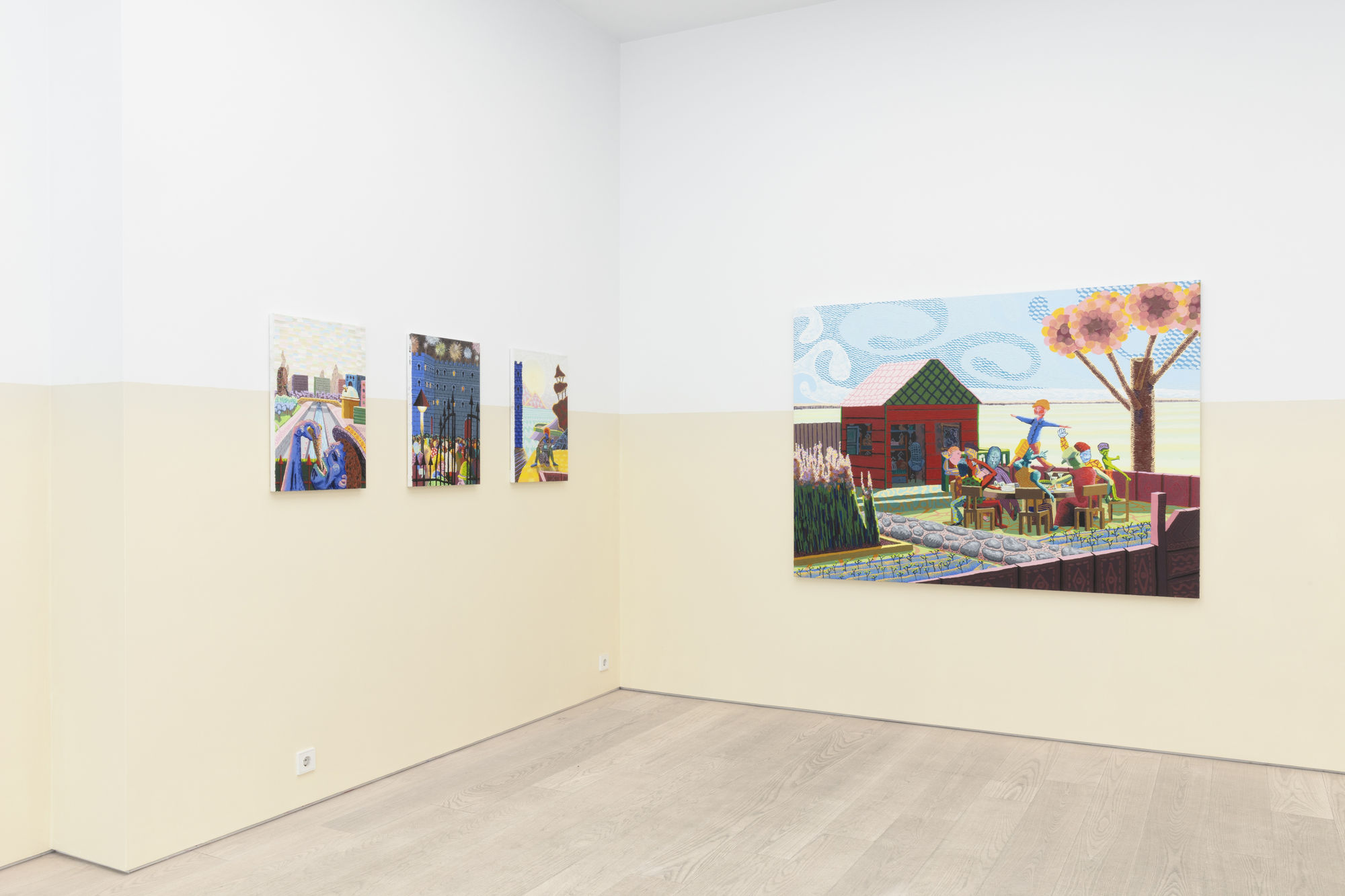 Mark Frygell Installation view, Fiction of the Village in Frames, Andréhn-Schiptjenko, Stockholm, Sweden, 2024