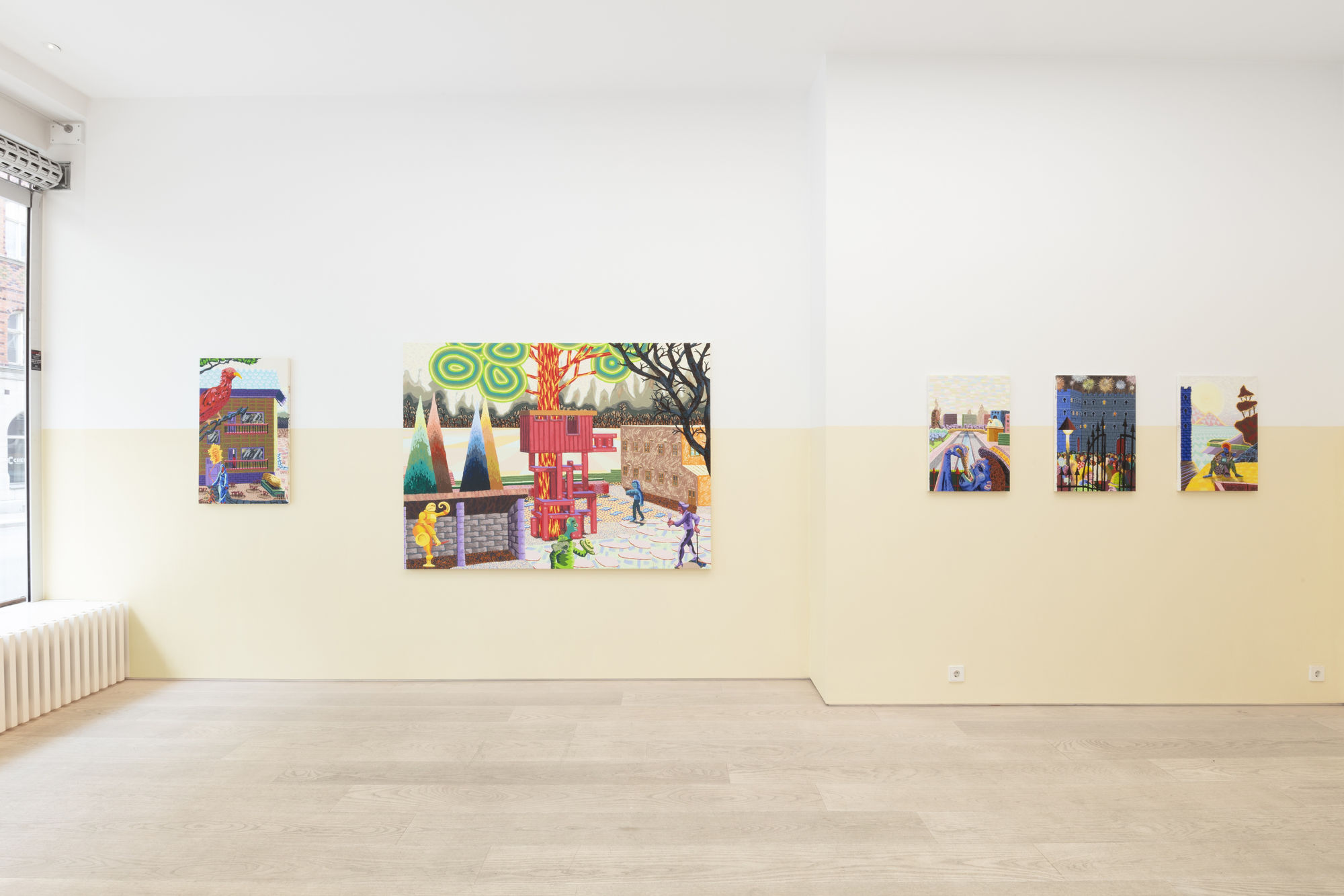 Mark Frygell Installation view, Fiction of the Village in Frames, Andréhn-Schiptjenko, Stockholm, Sweden, 2024