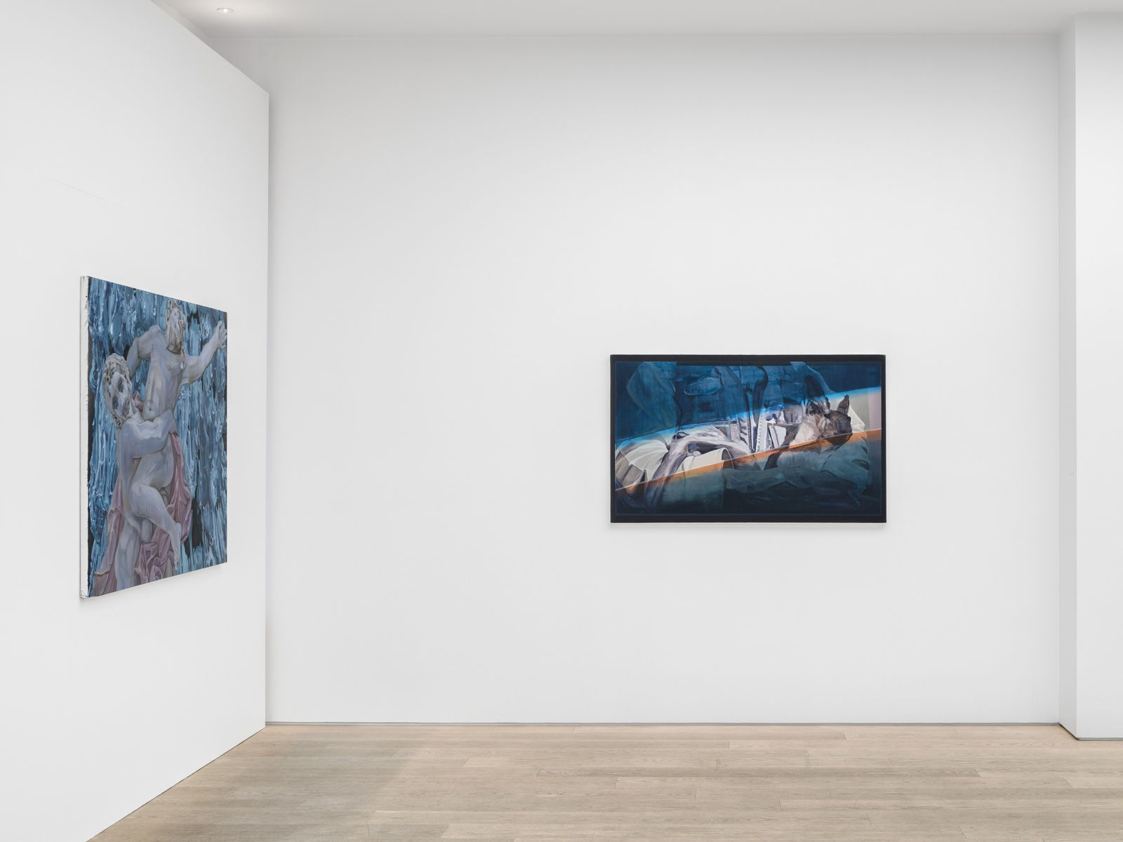 Kristina Jansson Installation view, Paintings For People In Trouble, Andréhn-Schiptjenko, Stockholm, Sweden, 2024