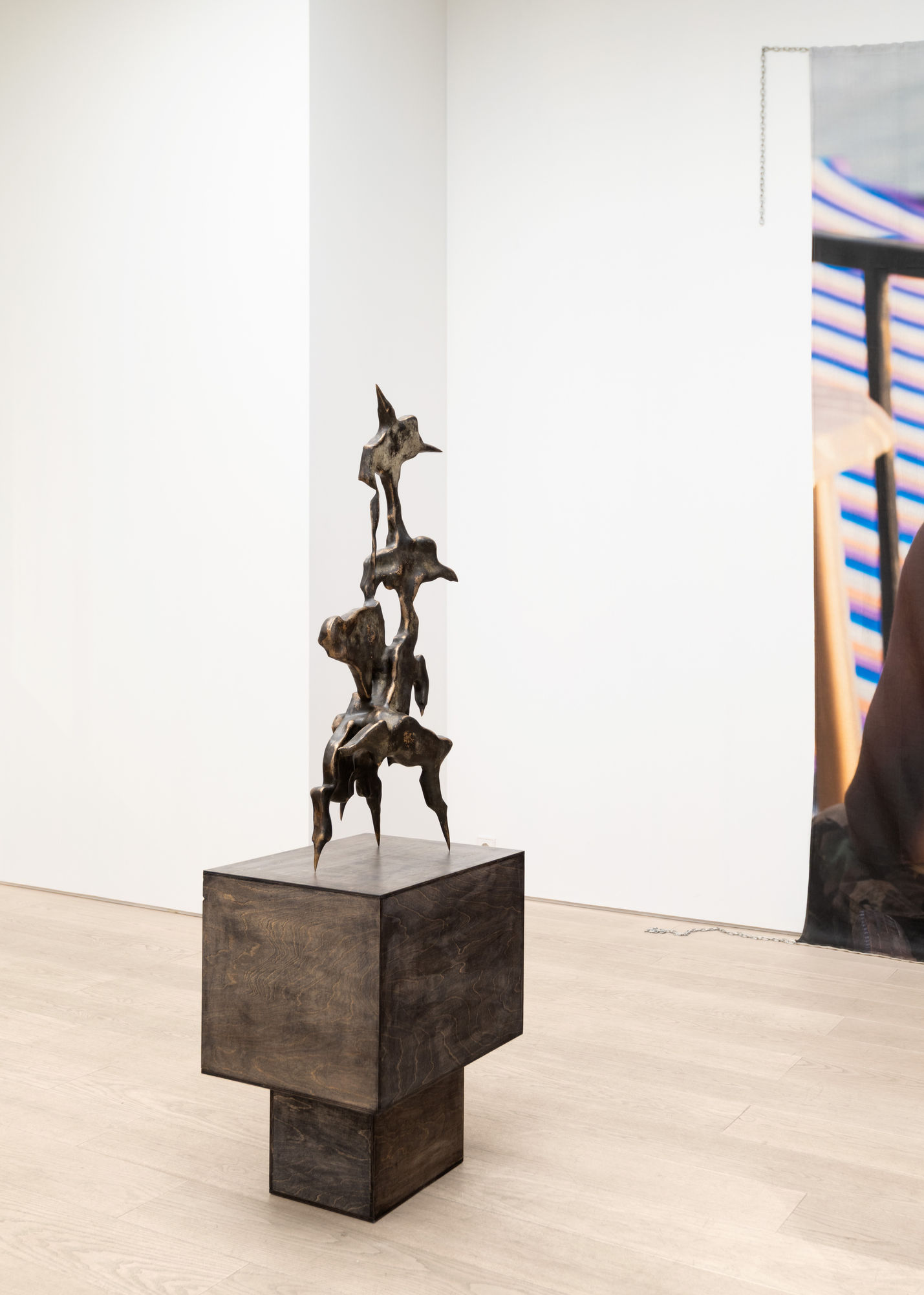 Installation view of FEEL FIRST, THINK LATER at Andréhn-Schiptjenko, Stockholm, 2025.