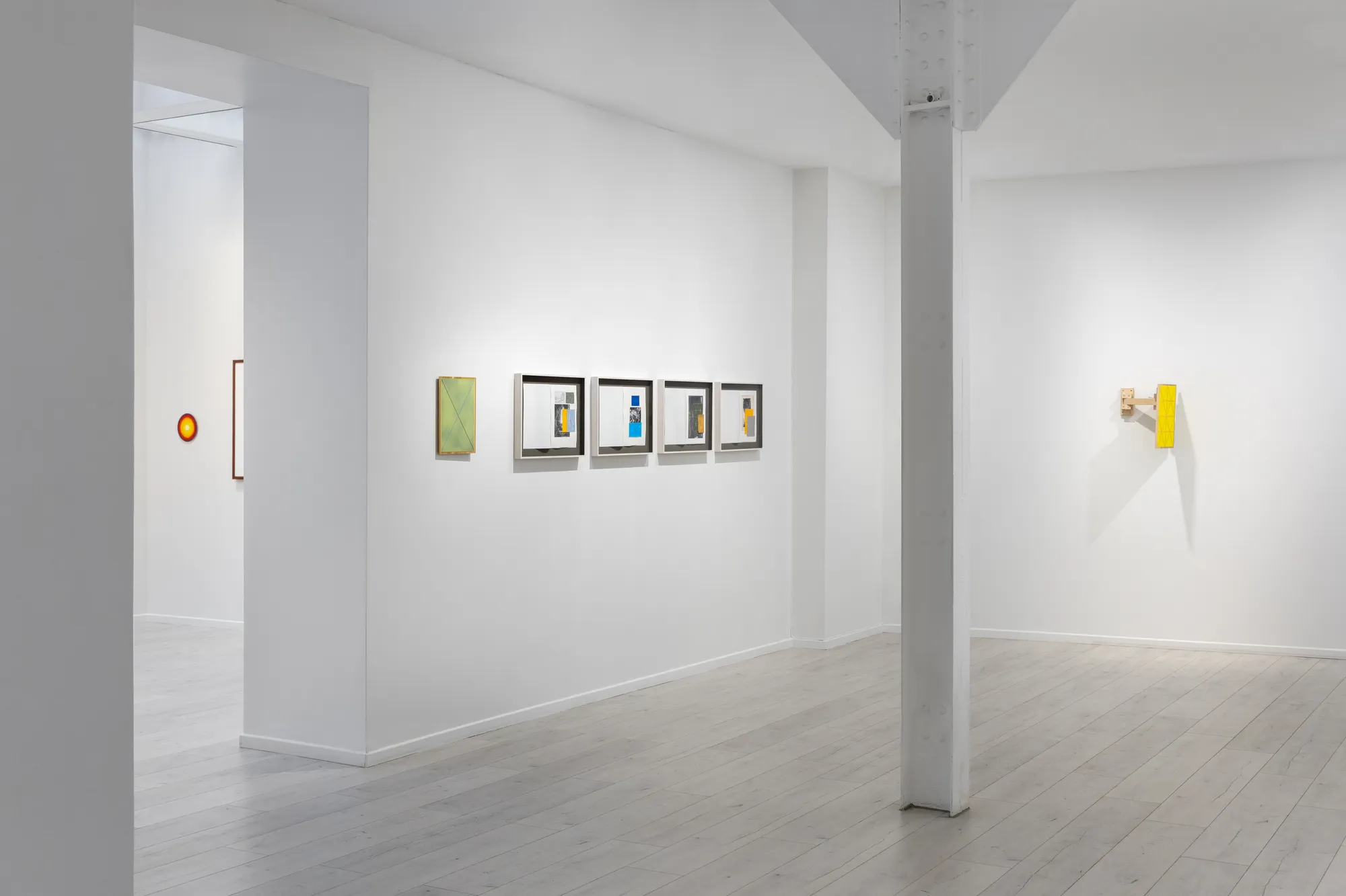 Matts Leiderstam, Installation view, The Grid and the Gaze, Andréhn-Schiptjenko, Paris, France, 2026.