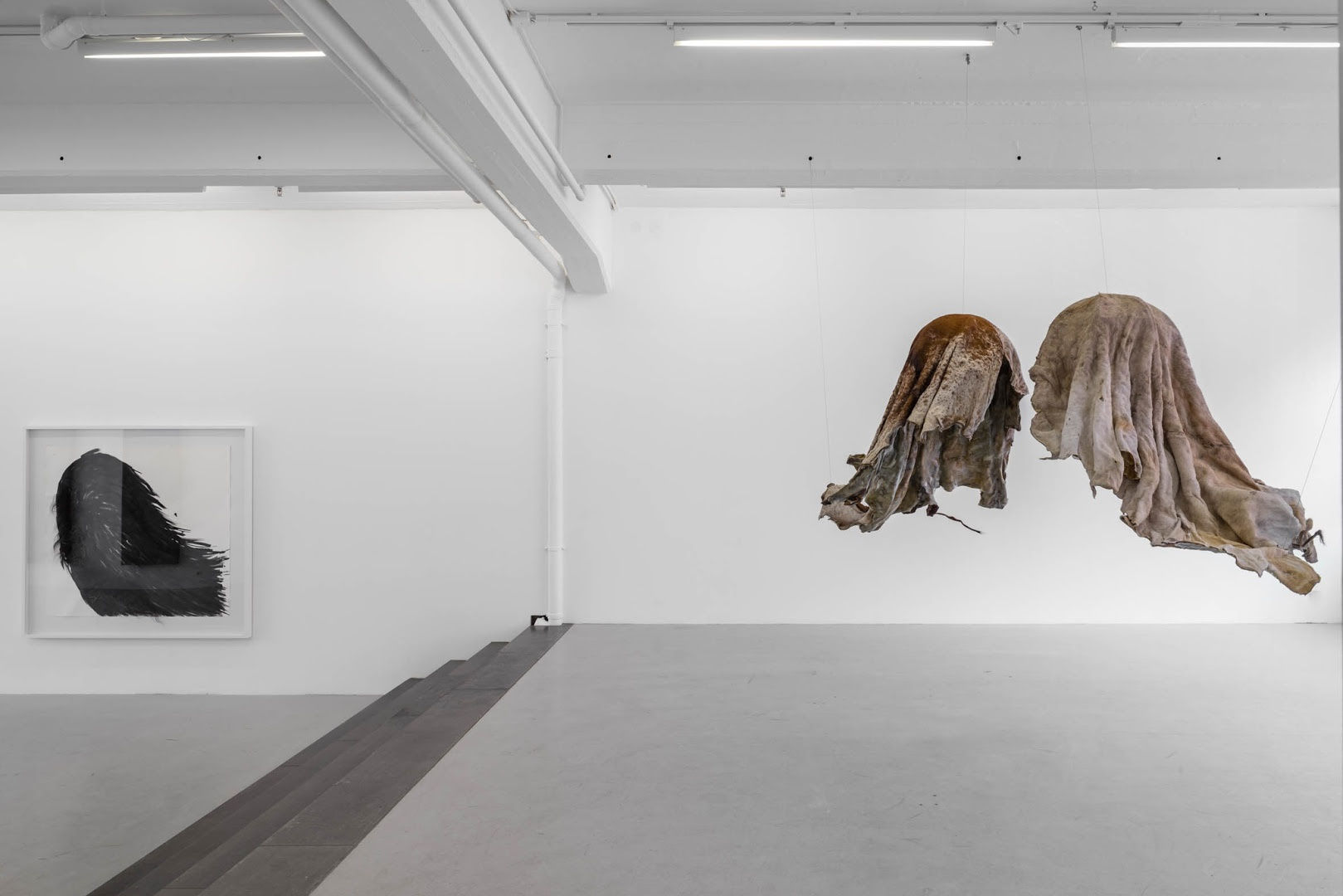 Nandipha Mntambo Installation view, Andréhn-Schiptjenko, Stockholm, Sweden 2015