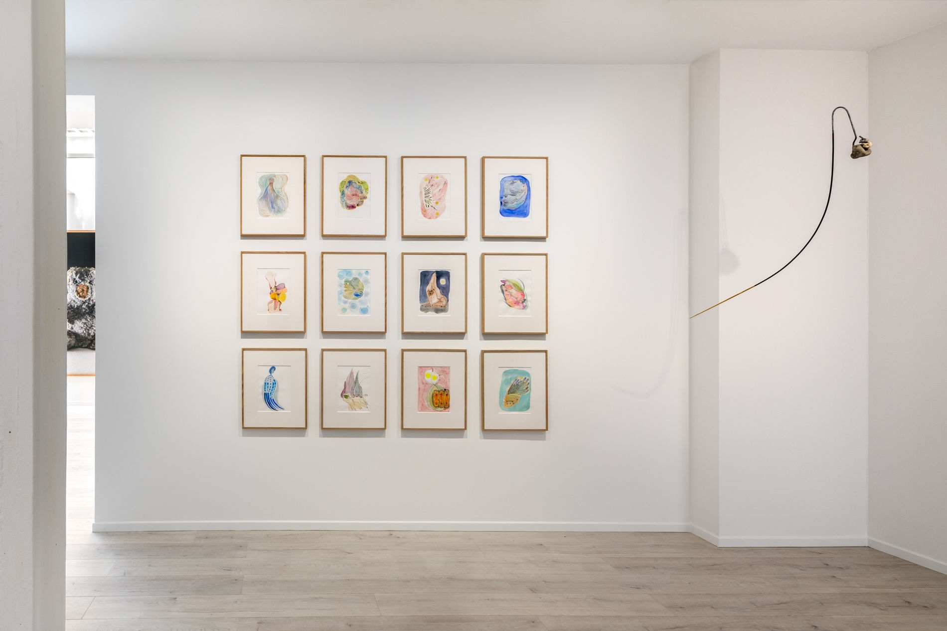 Installation view, 'M O V I N G', Andréhn-Schiptjenko, Paris, France, 2022