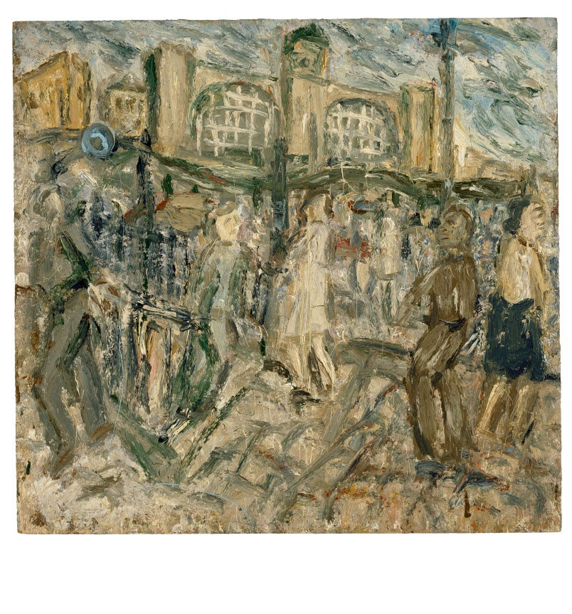 Leon Kossoff, King’s Cross, Spring No. 1 1998 oil on board
