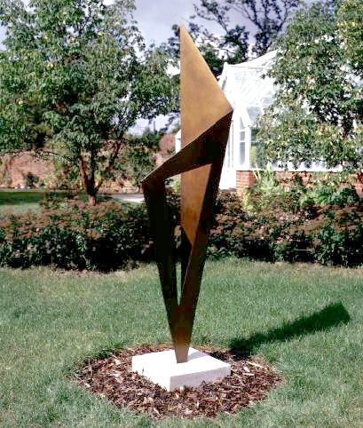 Graham Williams Cariad (139) 1995 silicon bronze and stone height 182.3 cm