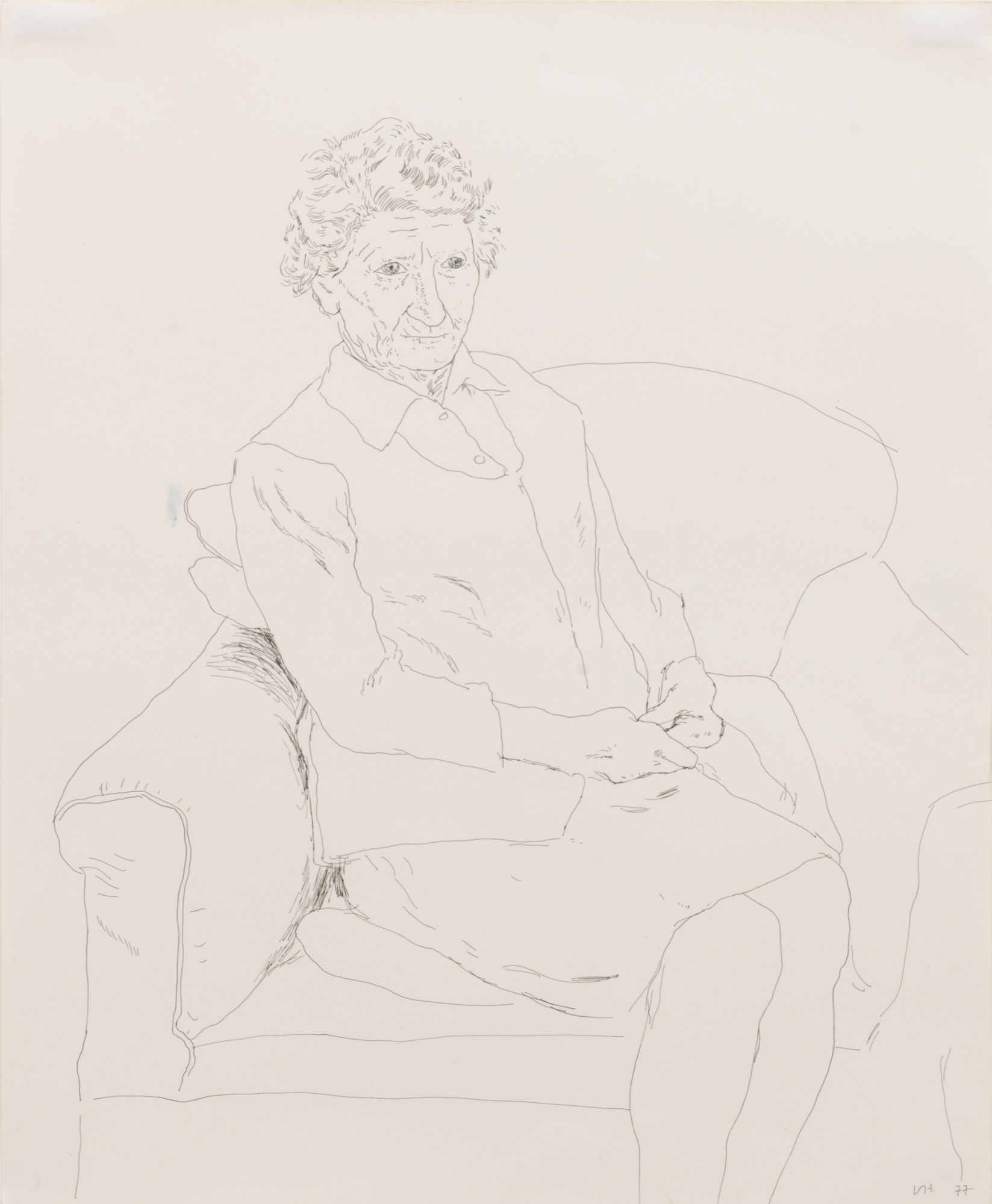 David Hockney, Mother, Wales, 1977