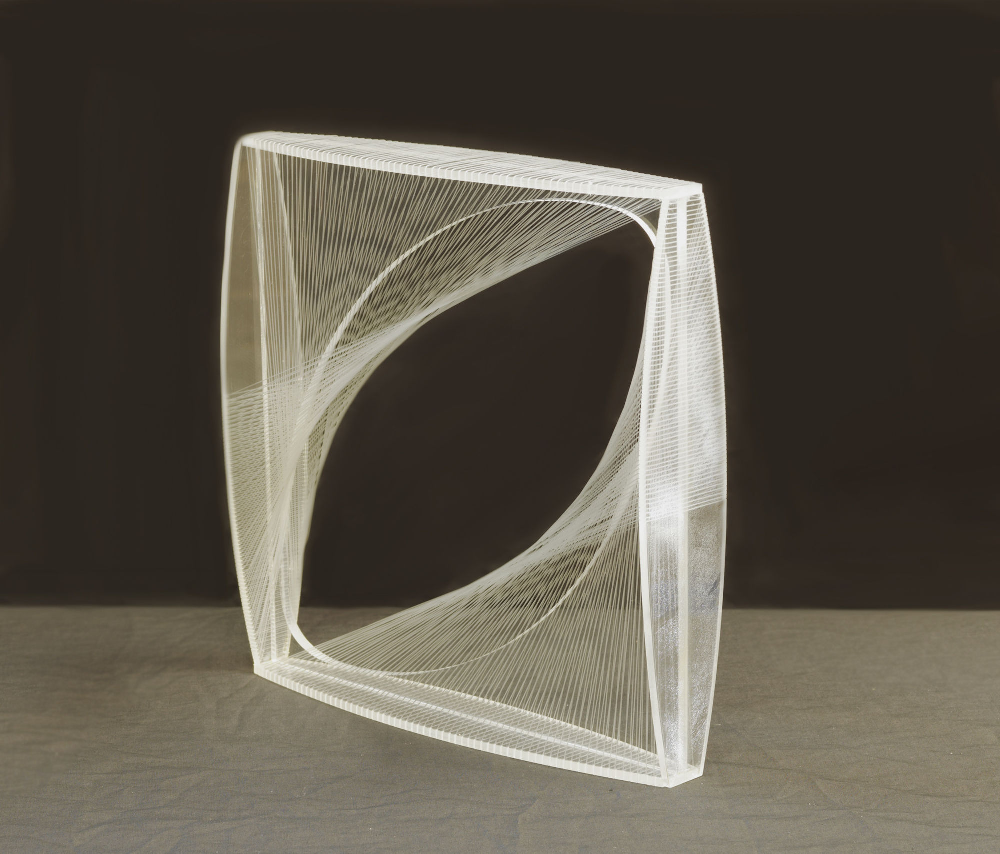Naum Gabo, Linear Construction in Space No. 1, 1965