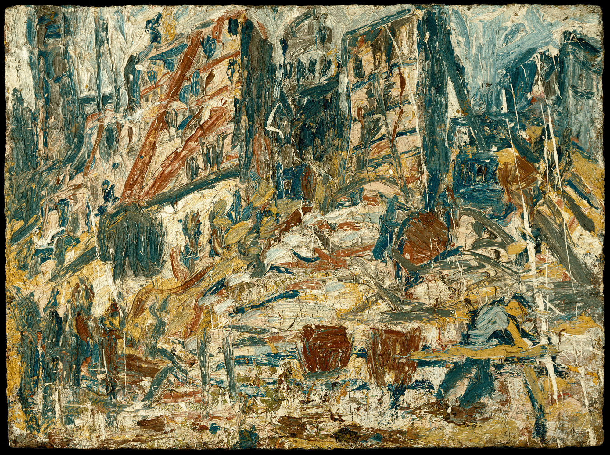 Leon Kossoff, Demolition of YMCA Building No. 4, Spring, 1971