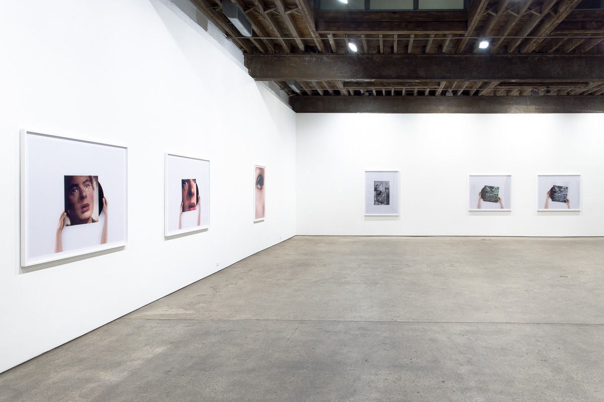 Installation view of Anne Collier's fourth solo show at Anton Kern Gallery. Multiple works shown.