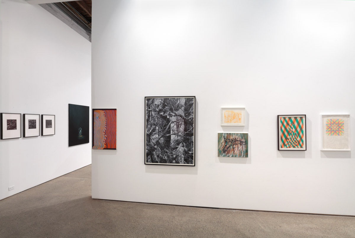 Installation view of the group exhibition titled the Painter of Modern Life. A few more works featured.