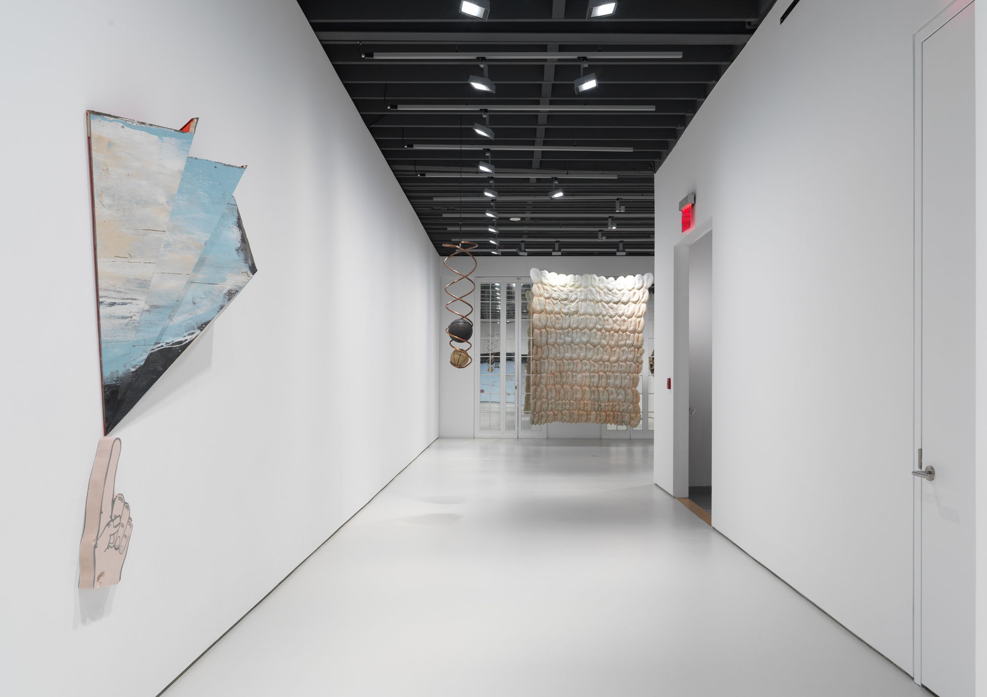 Installation views of the many sculptural works in Richard Hughes' solo exhibition at the gallery.