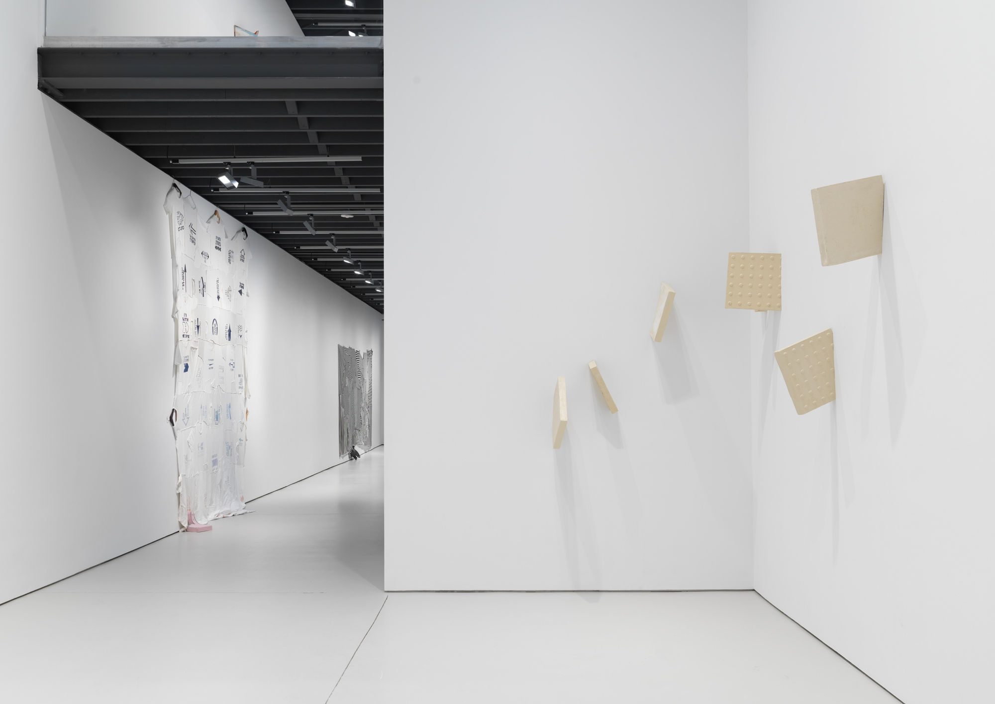 Installation views of the many sculptural works in Richard Hughes' solo exhibition at the gallery. Another view of Blind Assassin.