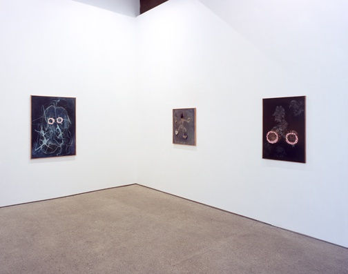 Installation view of Charlie Hammond's first solo show in the US.