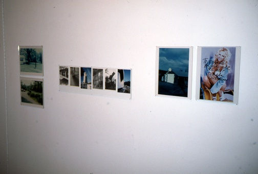 Installation view of psychoarchitecture, a joint collaborative effort from Picture Generation artists Matin Kippenberger and Richard Prince.