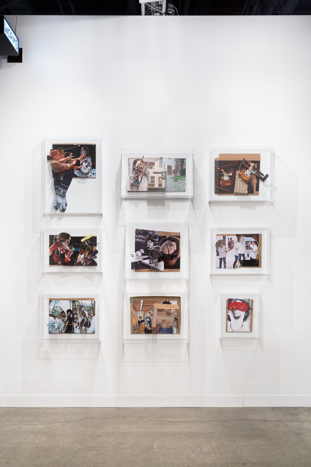 Installation view of Art Basel Miami 2015. John Bock's works featured.