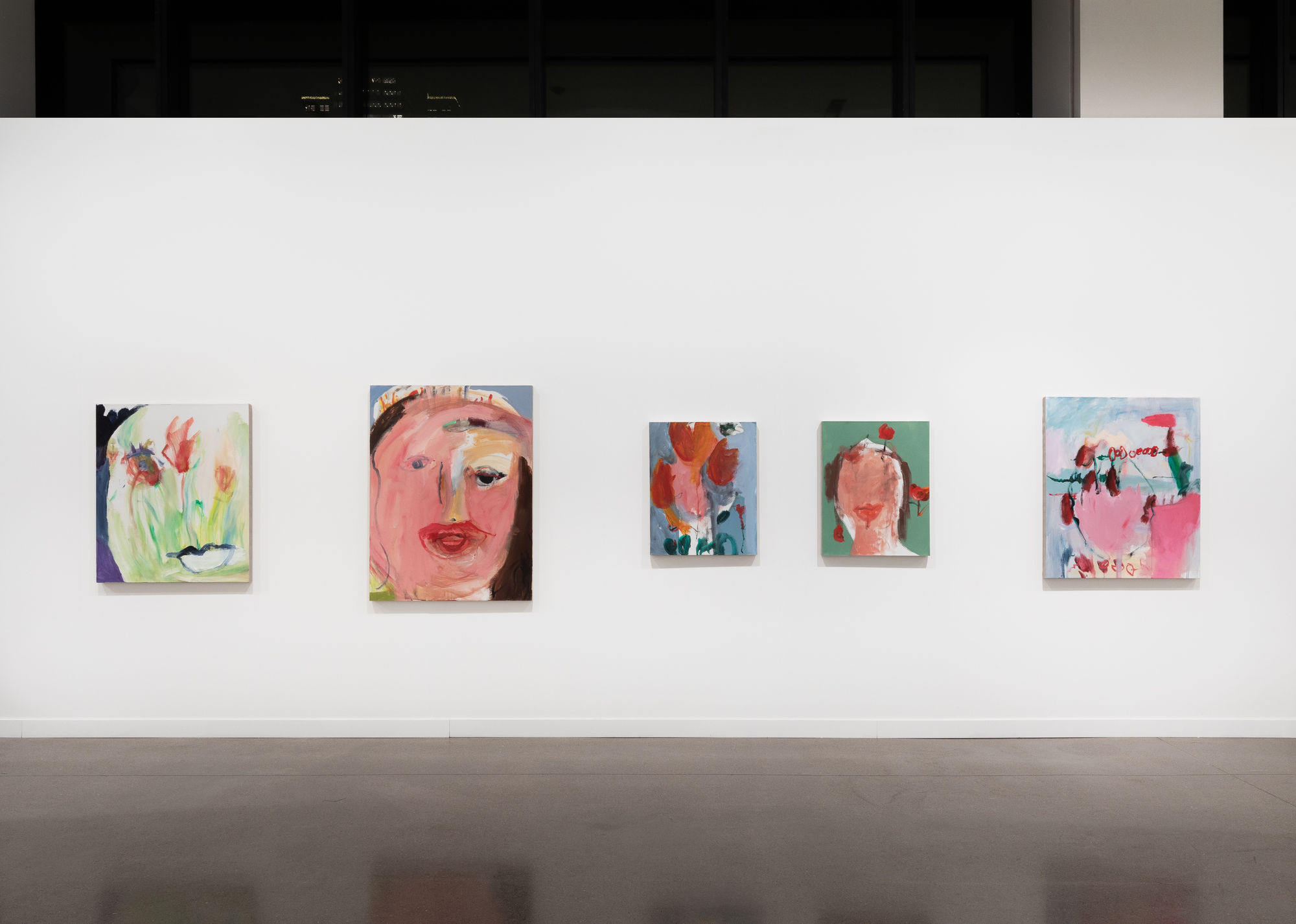 Margot Bergman solo both at Independent Art Fair featuring paintings