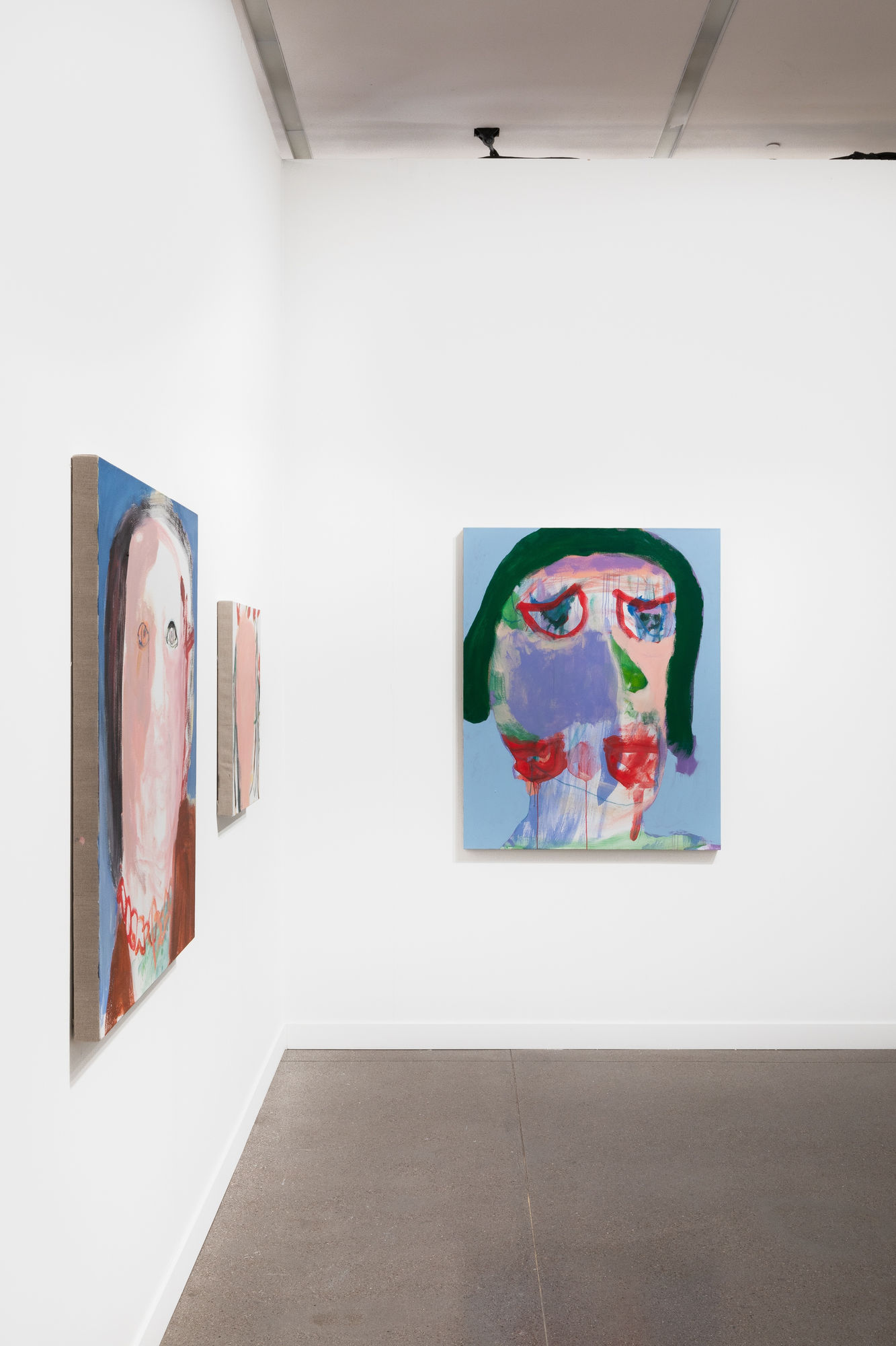 Margot Bergman solo both at Independent Art Fair featuring paintings