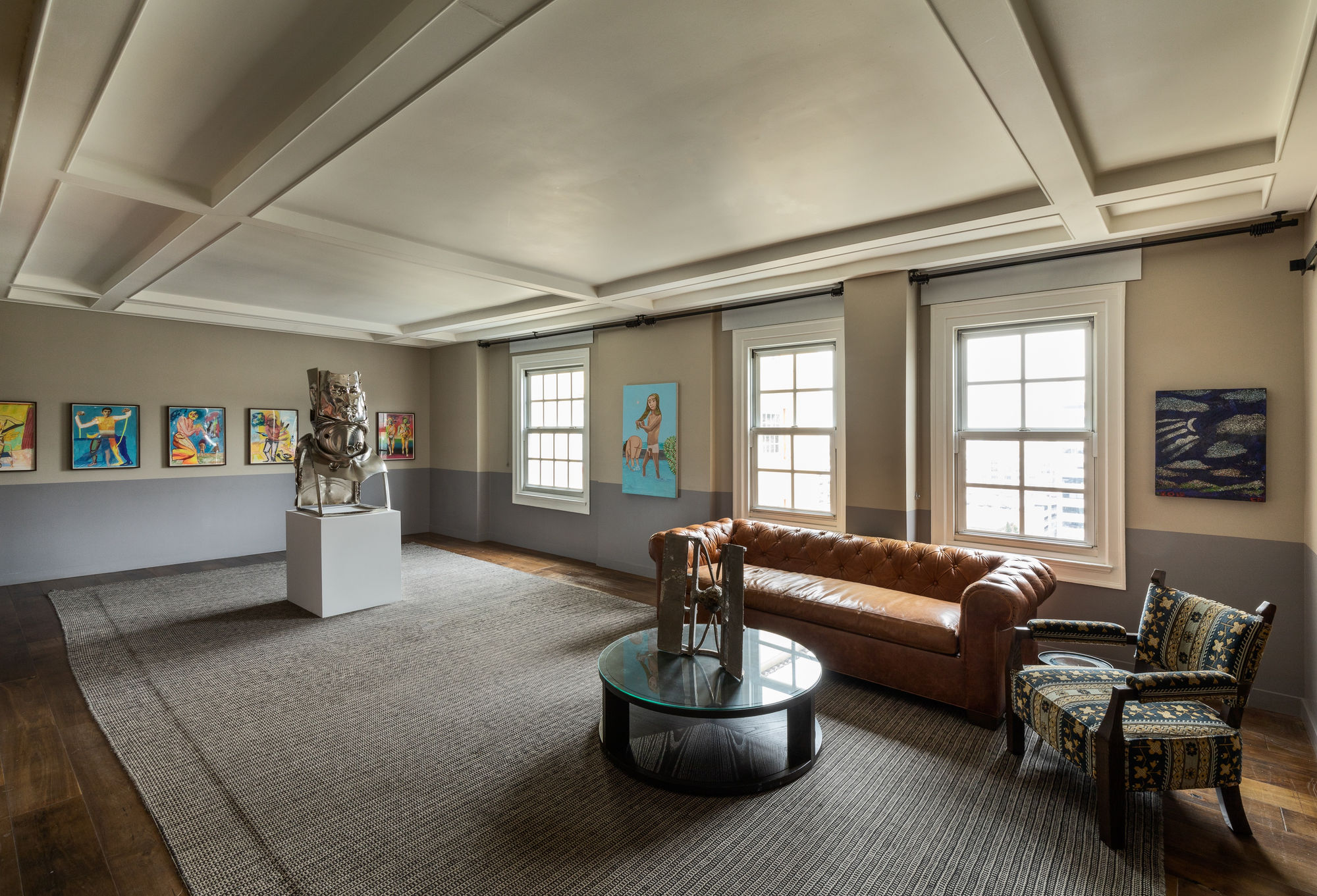 Fair shots -- Felix --- featuring many gallery artists and a range of mediums, paintings, sculpture, etc.