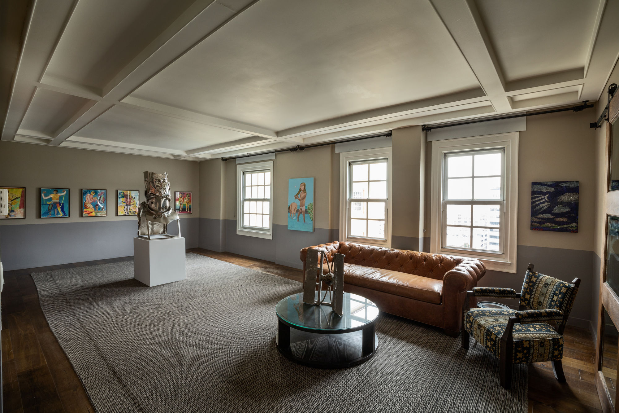 Fair shots -- Felix --- featuring many gallery artists and a range of mediums, paintings, sculpture, etc.