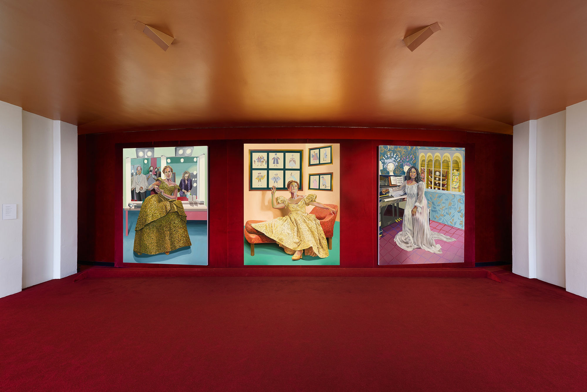 Aliza Nisenbaum: The Three Divas of Traviata at Gallery Met, curated by Dodie Kazanjian
