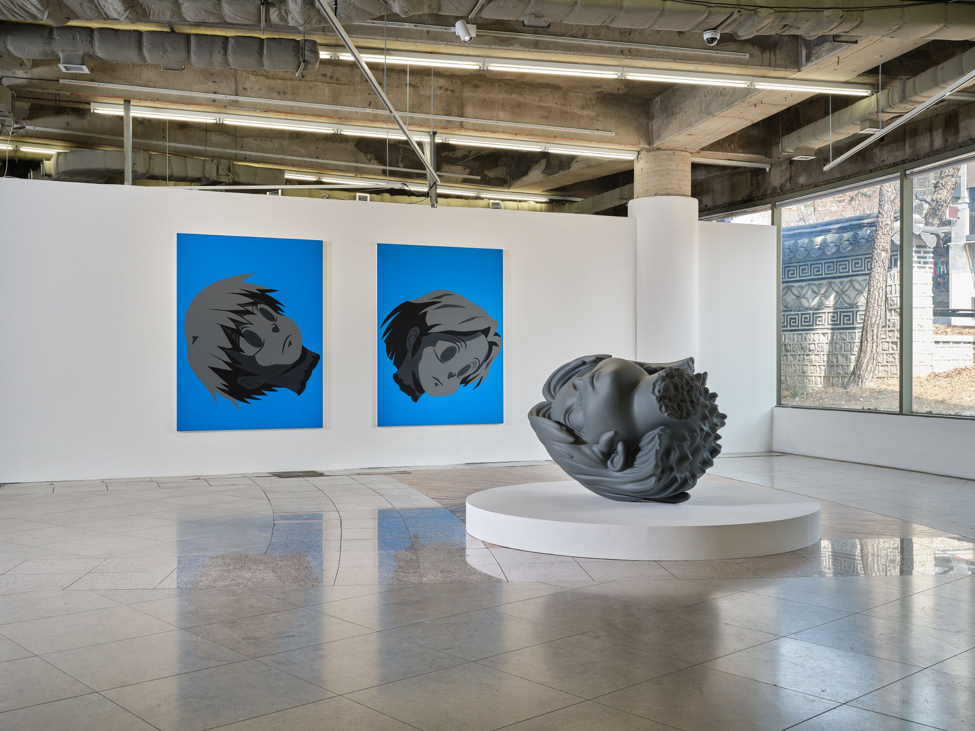 Installation view of 2022 Art Sonje Project #2: Create Outlines, Art Sonje Center, Seoul, Korea, 2022