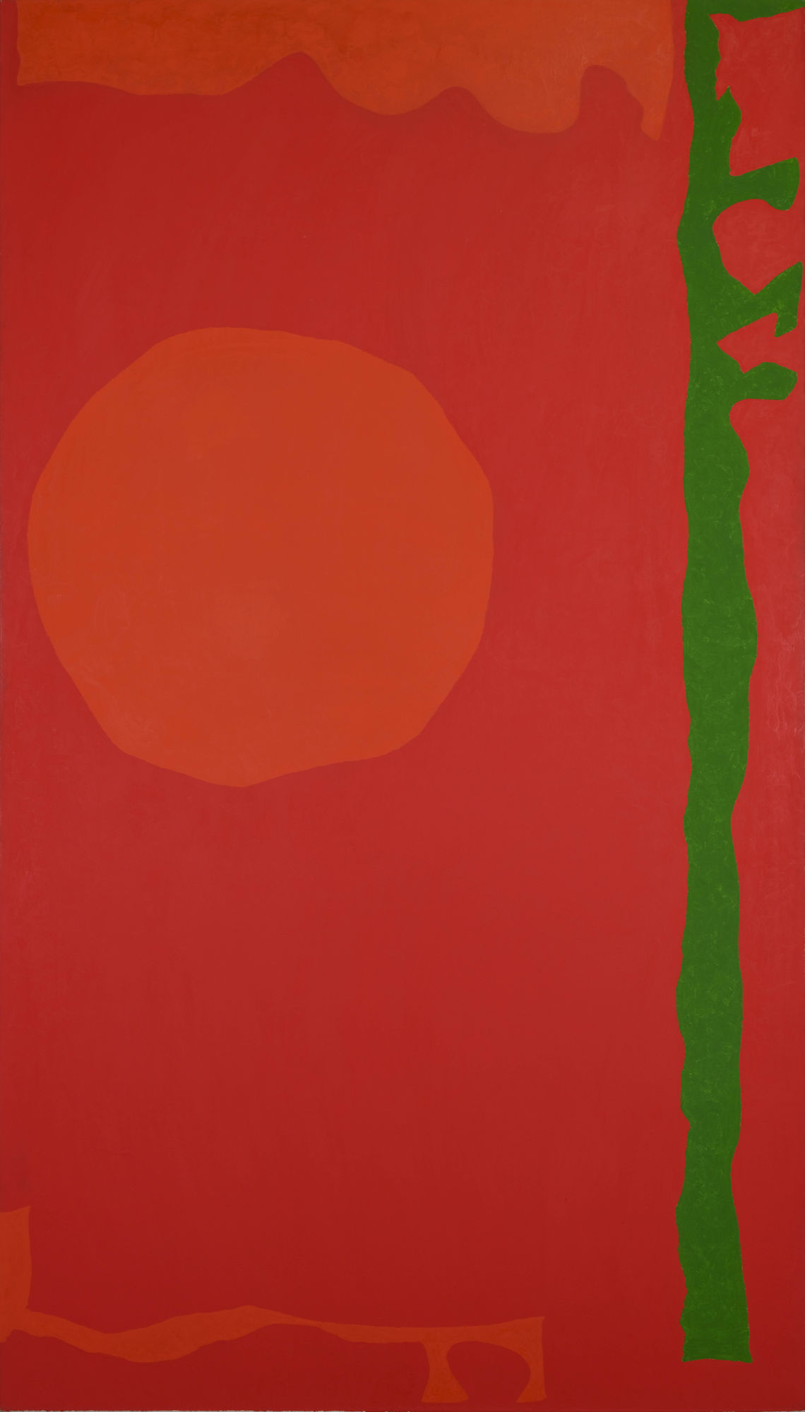 Rumbold Vertical I : Emerald in Reds : February 1970