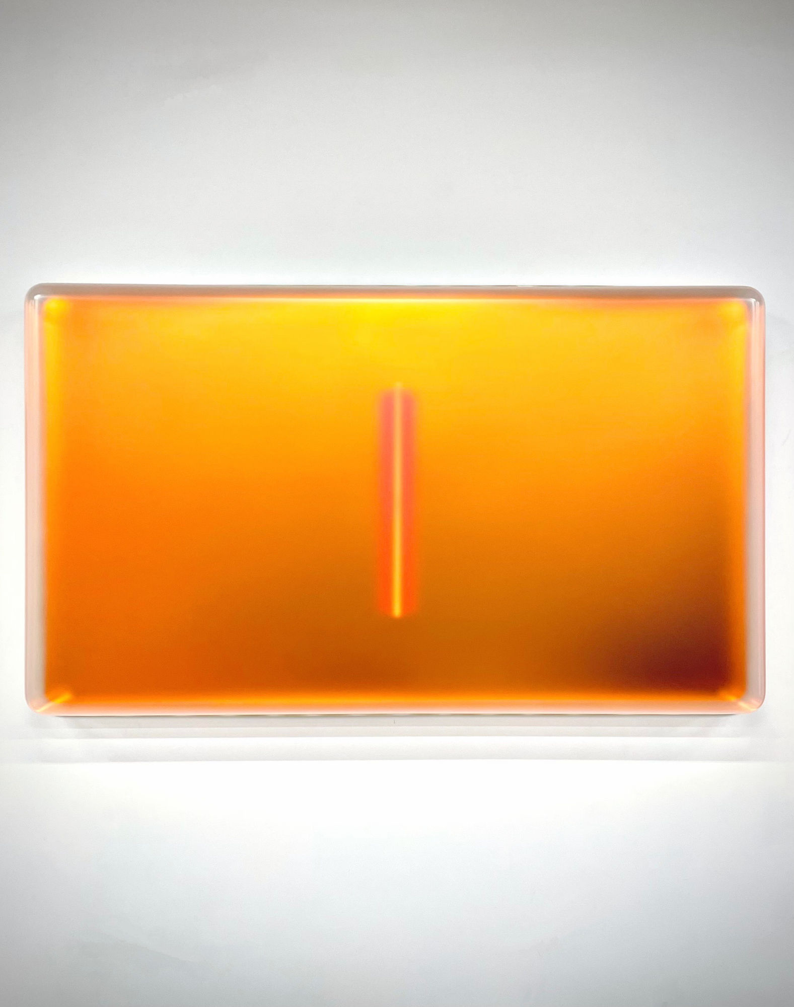 Casper Brindle Light Glyph 5, 2021 Plexiglas, pigmented acrylics 44 x 74 in 188 x 112 x 20.5 cm