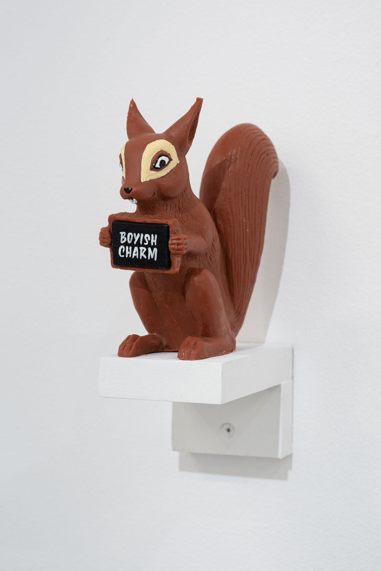 Lindsey White Naysayers, 2021 resin cast squirrel unique