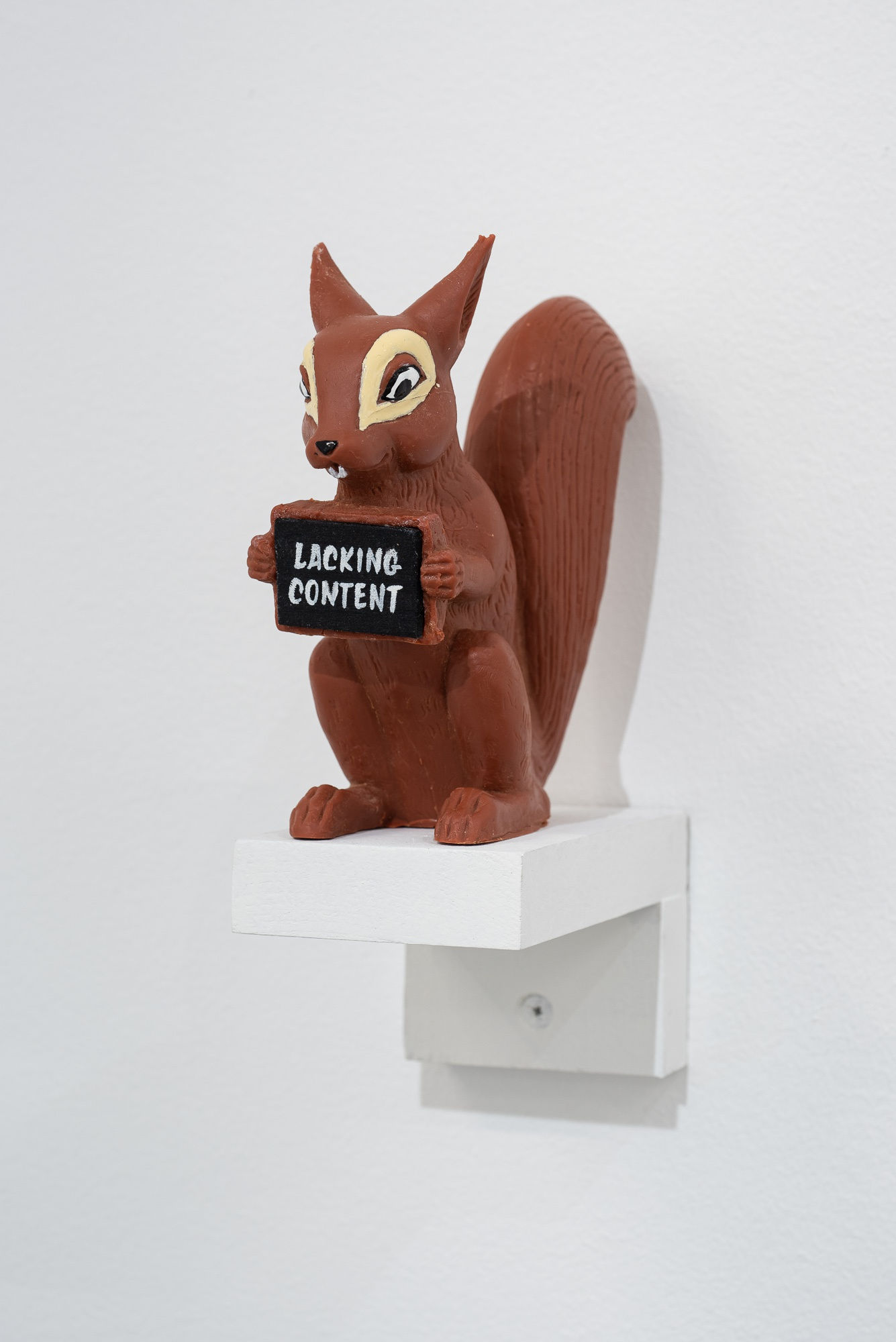 Lindsey White Naysayers, 2021 resin cast squirrel unique