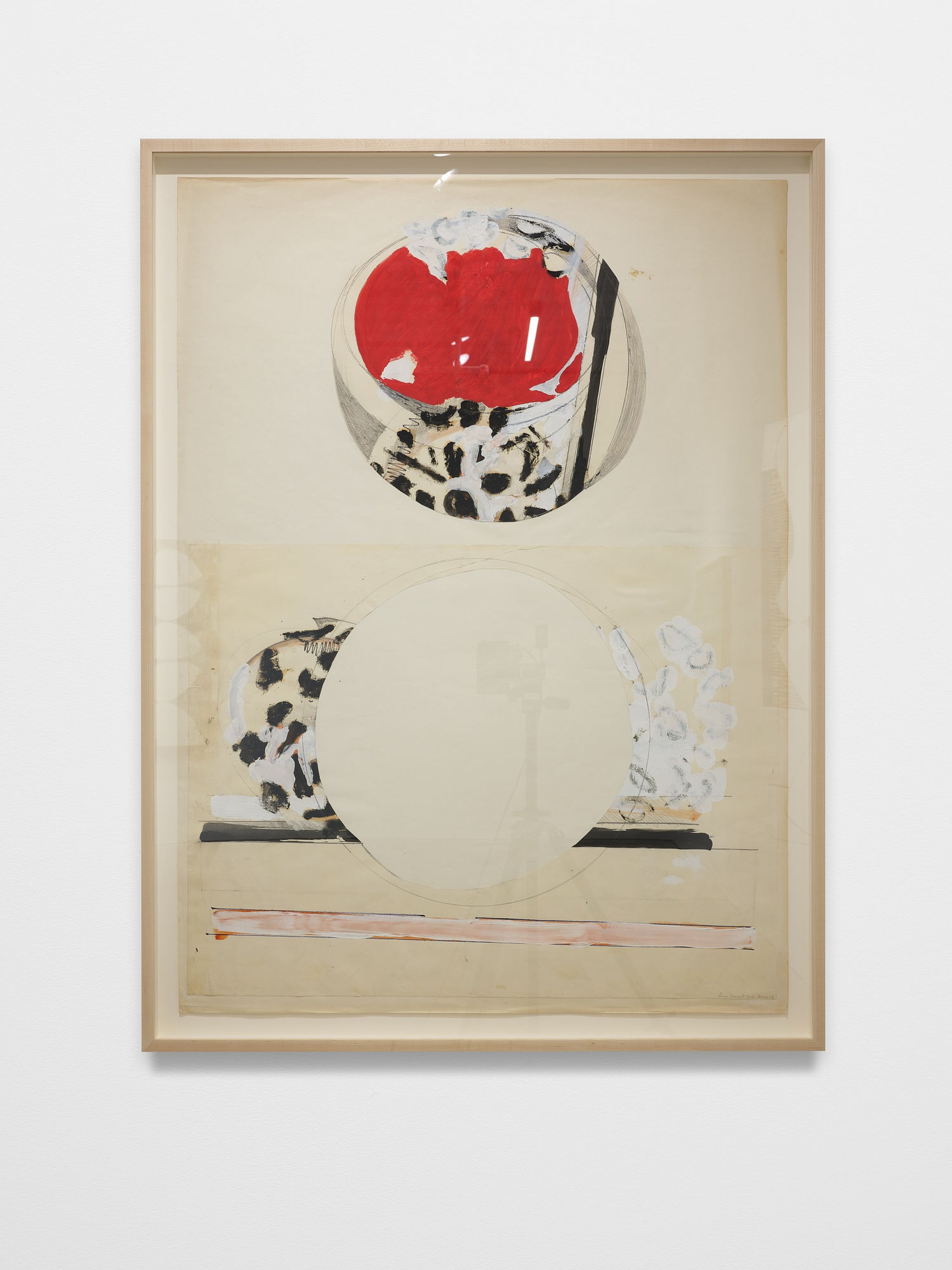 Sonya Rapoport Genesis IV, 1964 graphite, mixed media and gouache on paper 46 x 35 inches unique (framed)