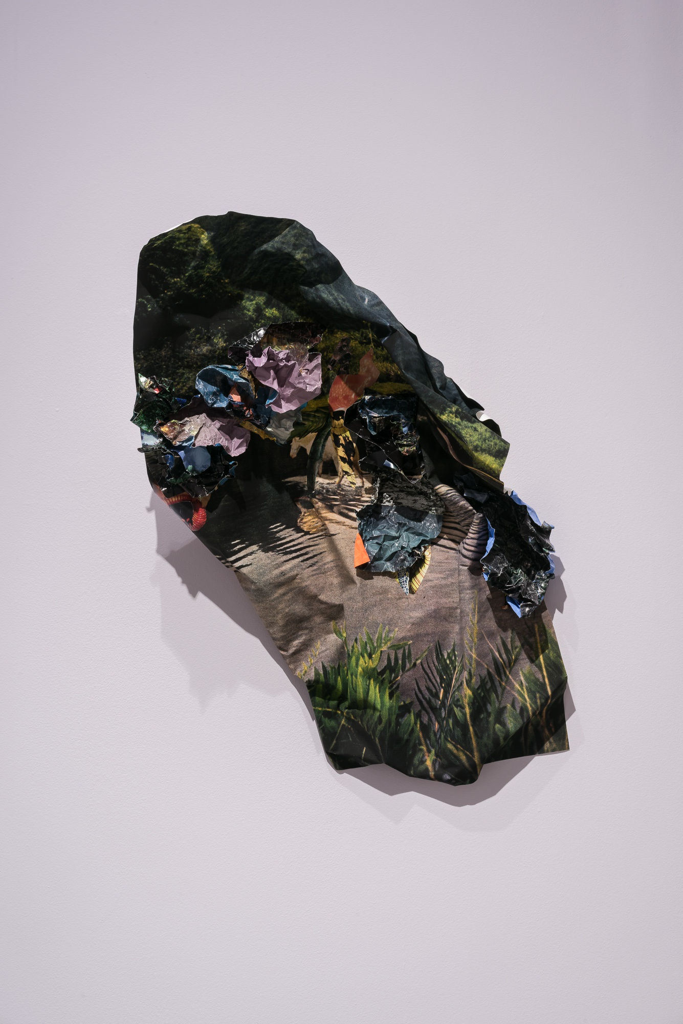 Suné Woods River Keeper, 2016-2018 photo collage, pigment print 29" x 22" x 10" (73.66 x 55.88 x 25.4 cm) unique