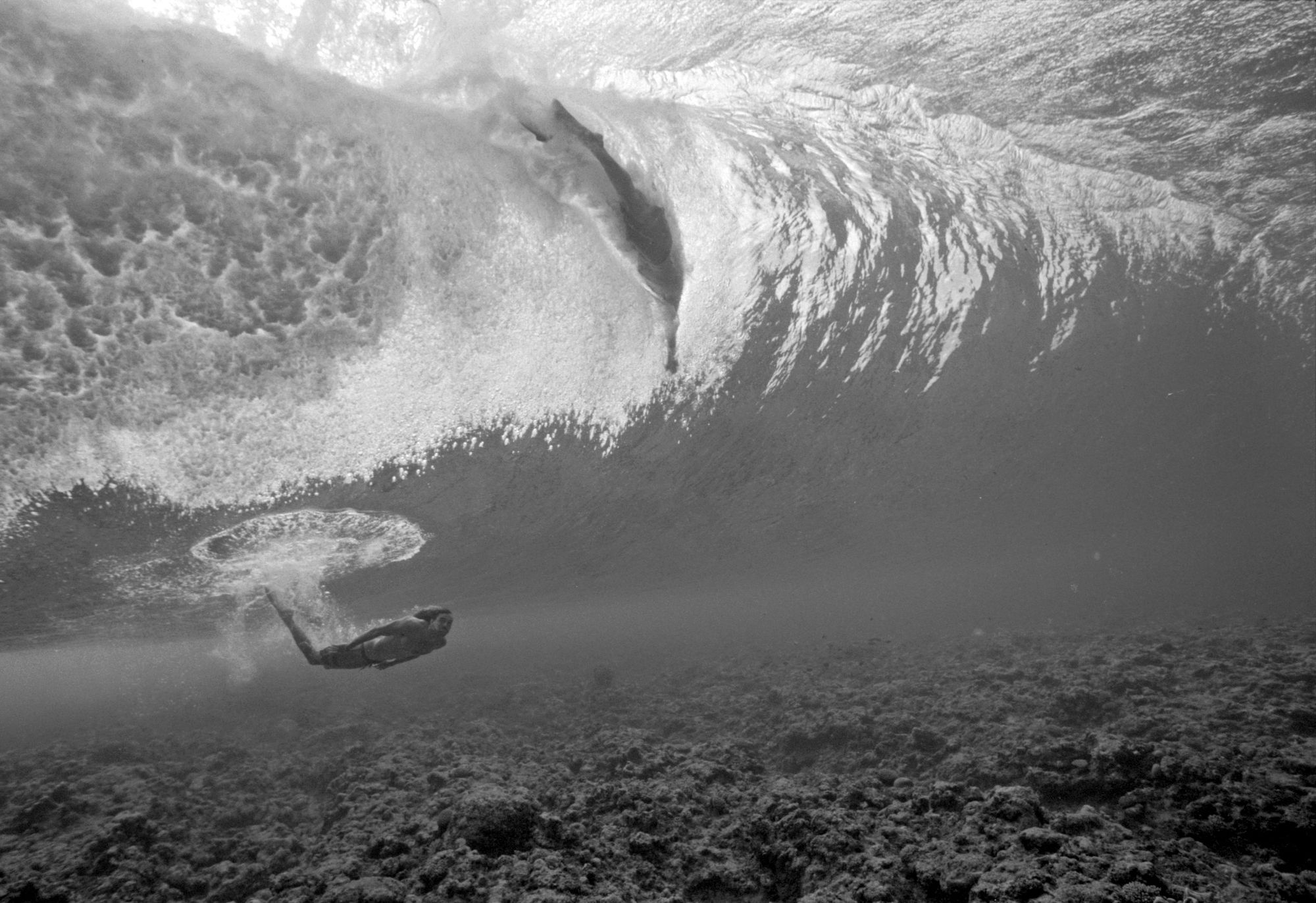 Bodysurf 01, 2013 Silver gelatin print 9 x 13 ¼ inches (18 ¾ x 22 ½ inches framed) Edition of 5