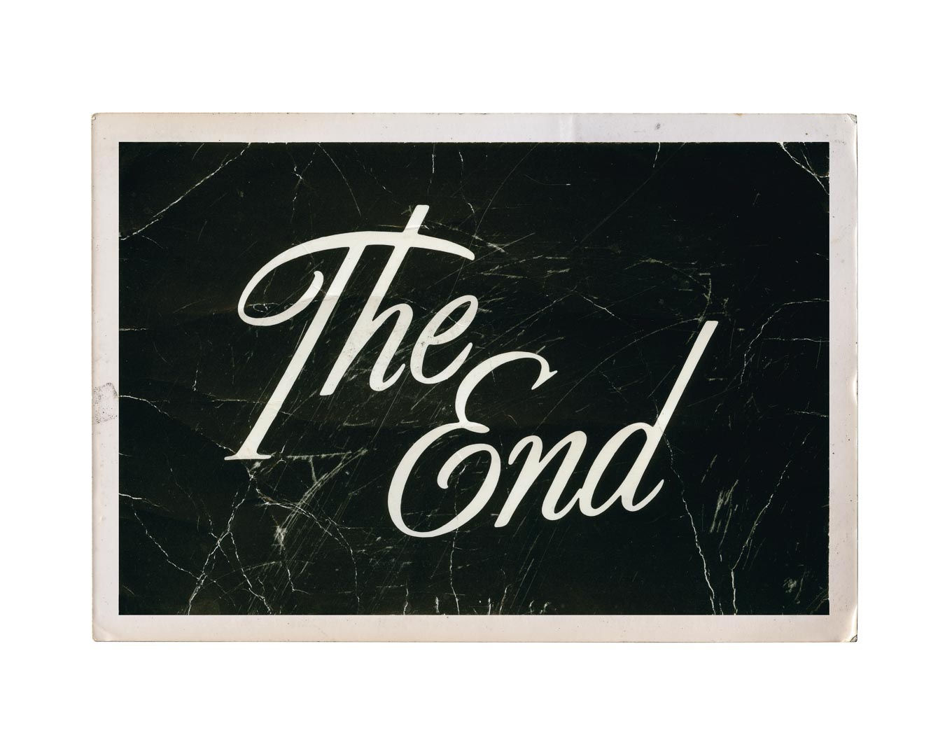 Untitled #11075-the-end, 2012, archival pigment print, 11 x 14 inches