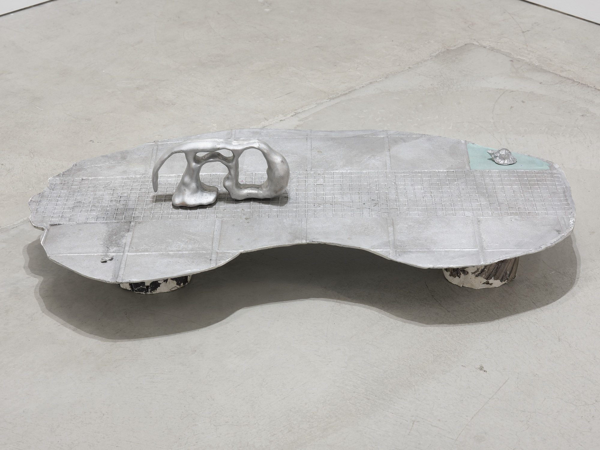 Sophronia Cook Long Play Contemporary Aluminum, plaster, resin, and tape 31 x 18 x 9 inches