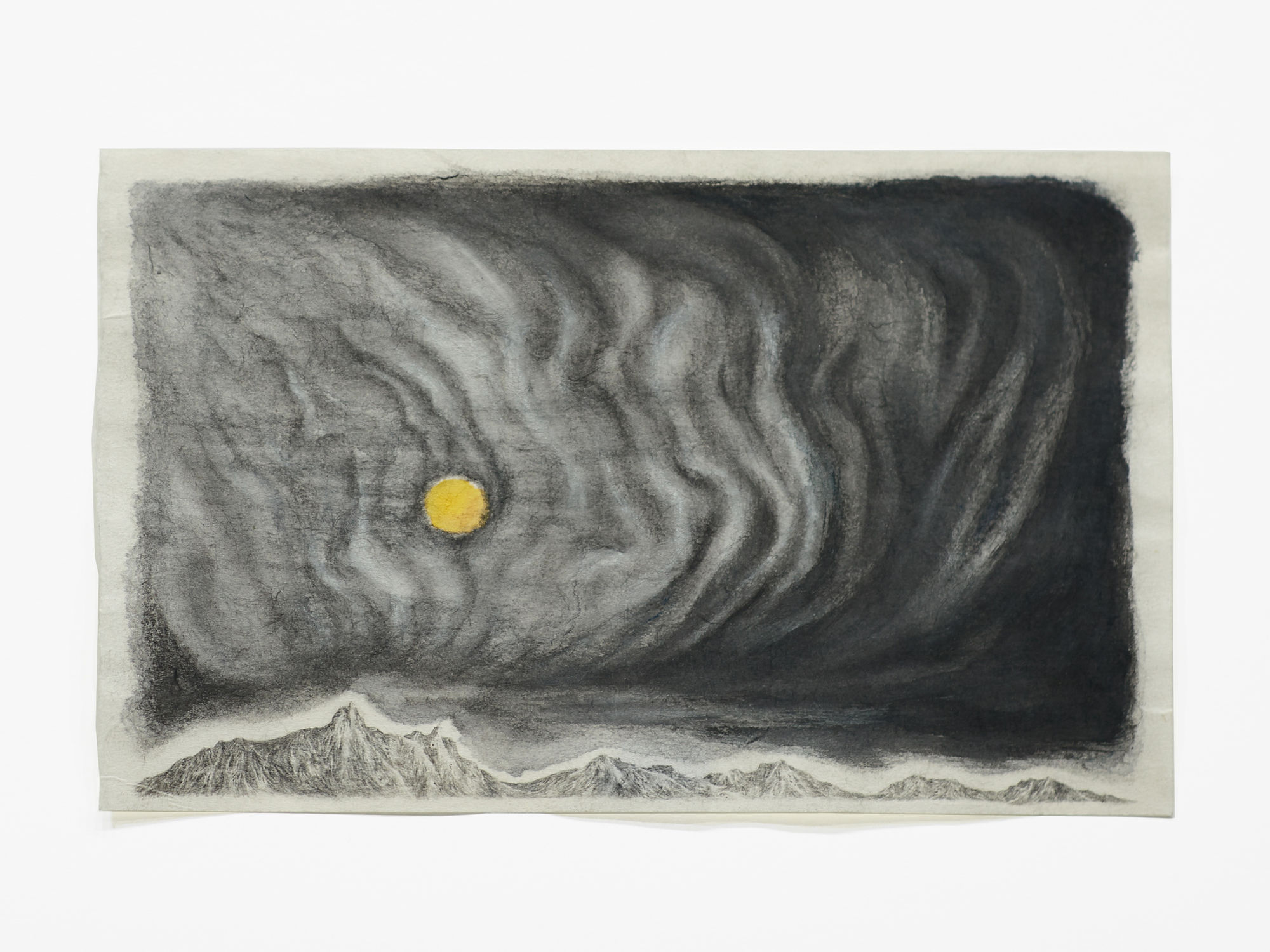 Robyn O&rsquo;Neil Concern in Black, 2020 graphite, watercolor, ink 5 3/4 x 9 1/4 in (14.6 x 23.5 cm) 13 x 18 3/8 x 1 1/2 in (33 x 46.7 x 3.8 cm) framed RON 170 SOLD