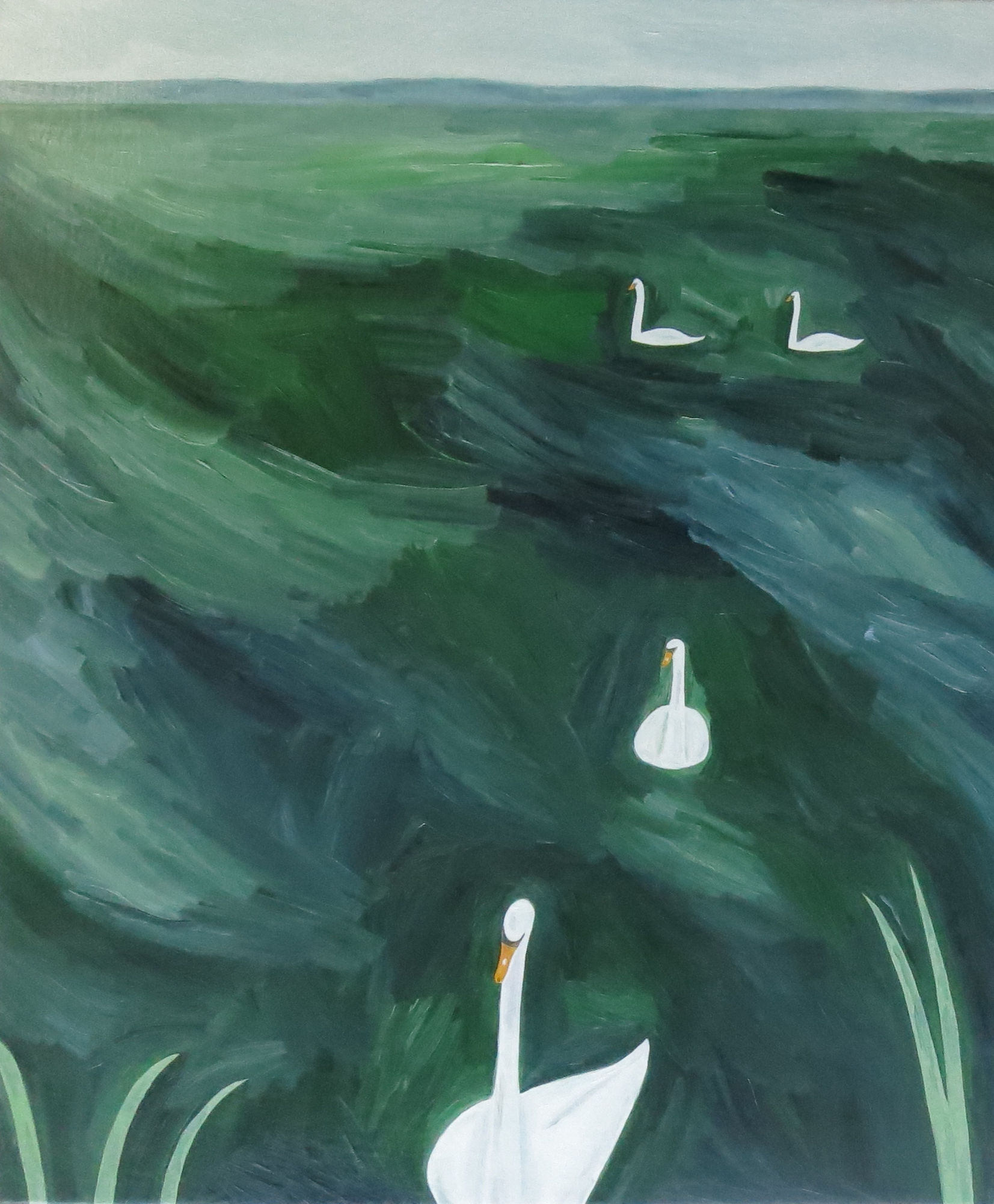 Yuko Murata, bohemians (deep green wind), 2014