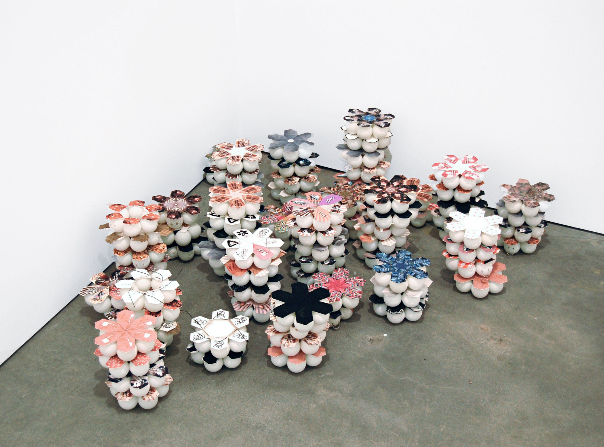 Installation view from Greg Smith's "Asterisk" exhibition at Susan Inglett Gallery