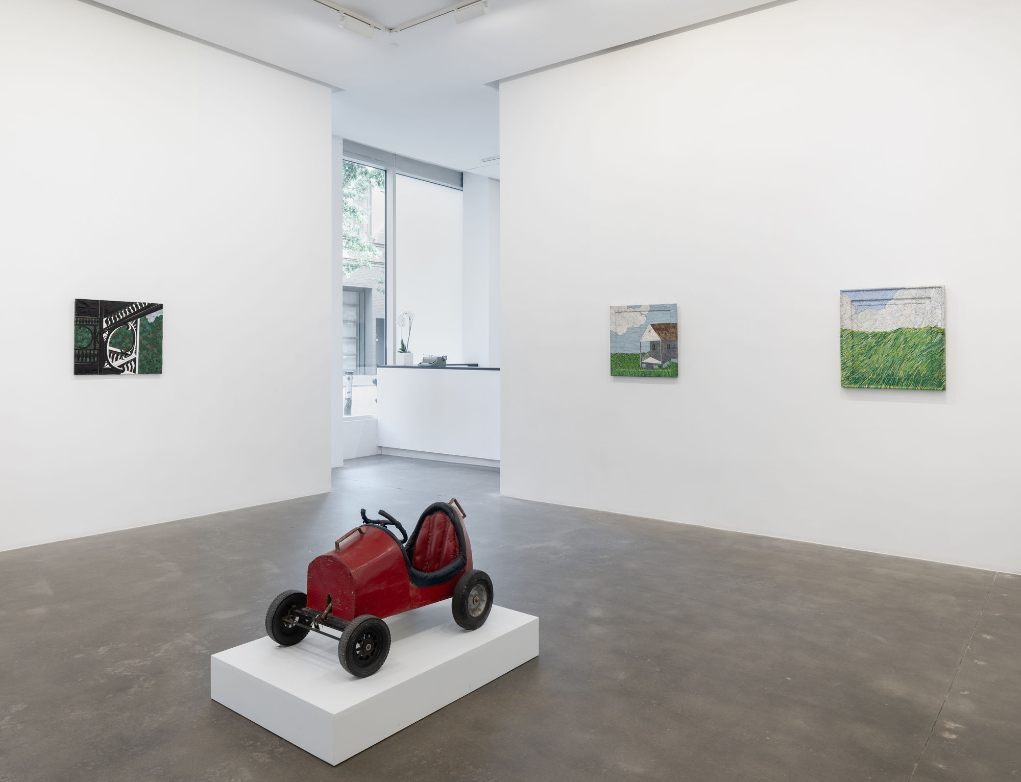 Installation view of Take It Easy, Kid at Susan Inglett Gallery, NYC