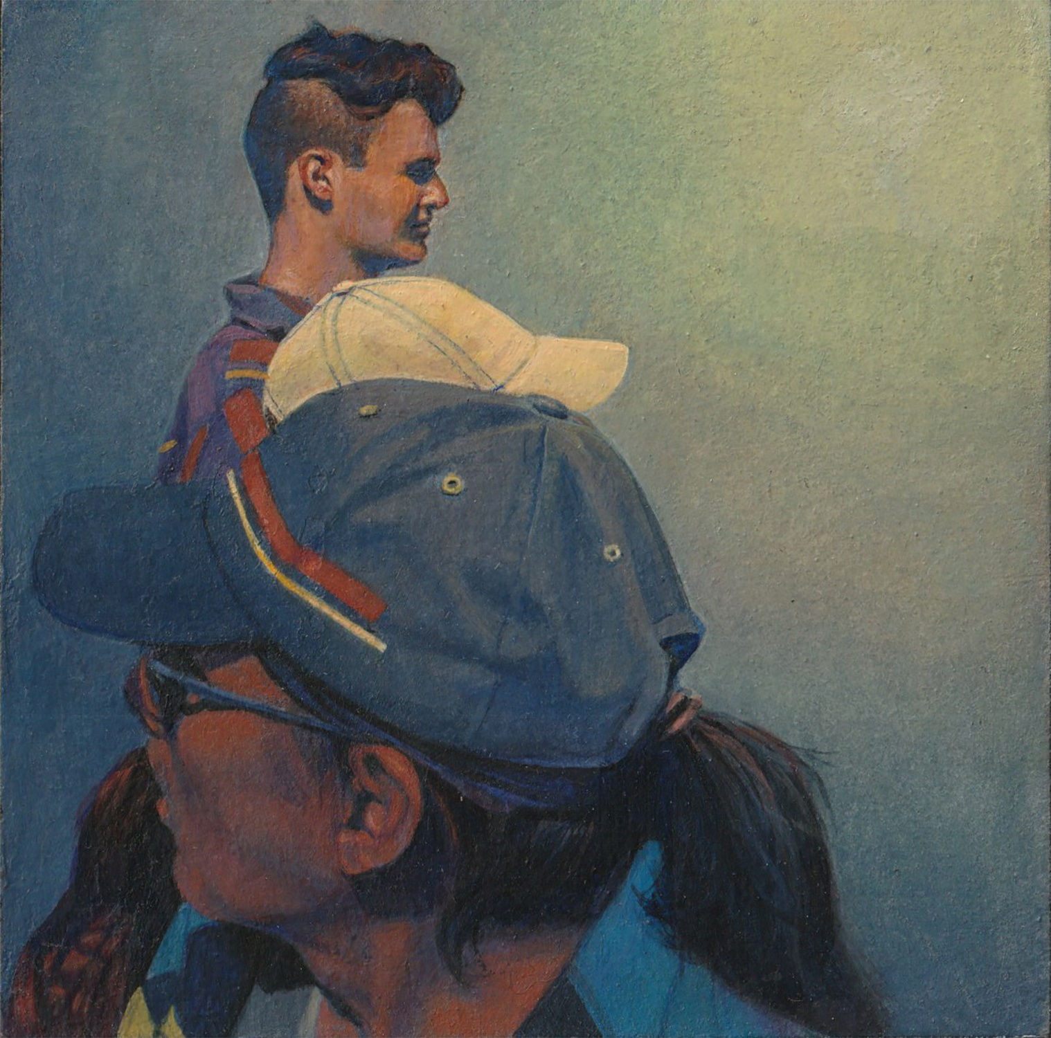 Mary Henderson, hyperrealistic gouache and acrylic painting for Marcia Wood Gallery, Near and Far, 2022