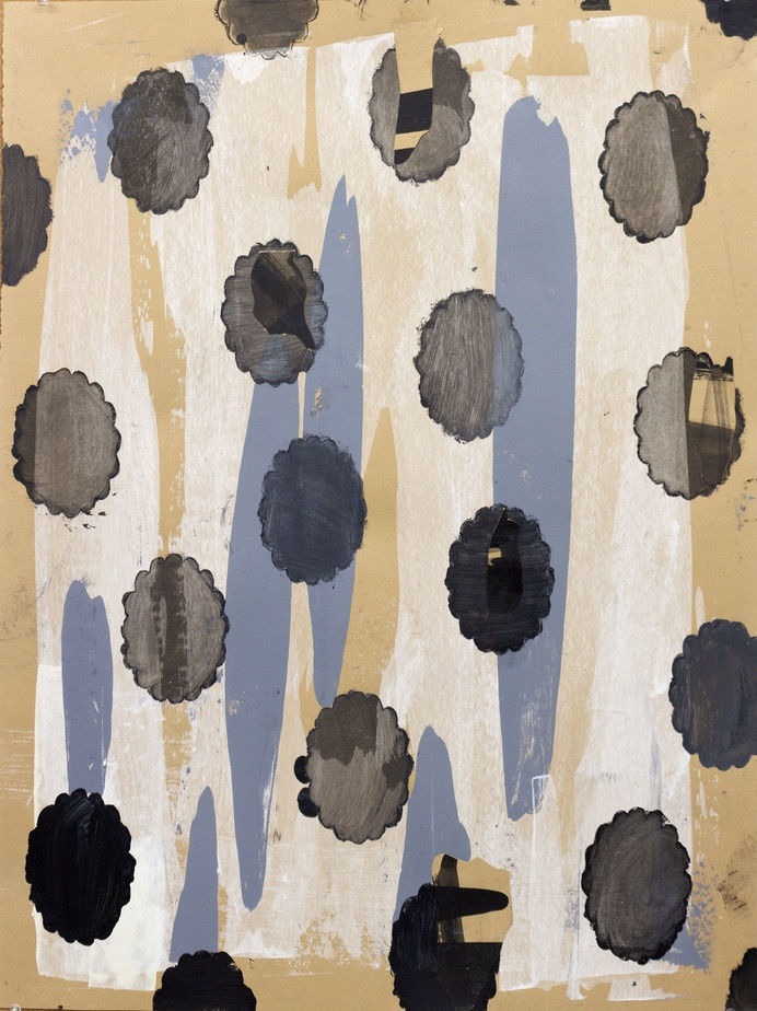 Deborah Dancy painting on paper abstract Marcia Wood Gallery body of evidence