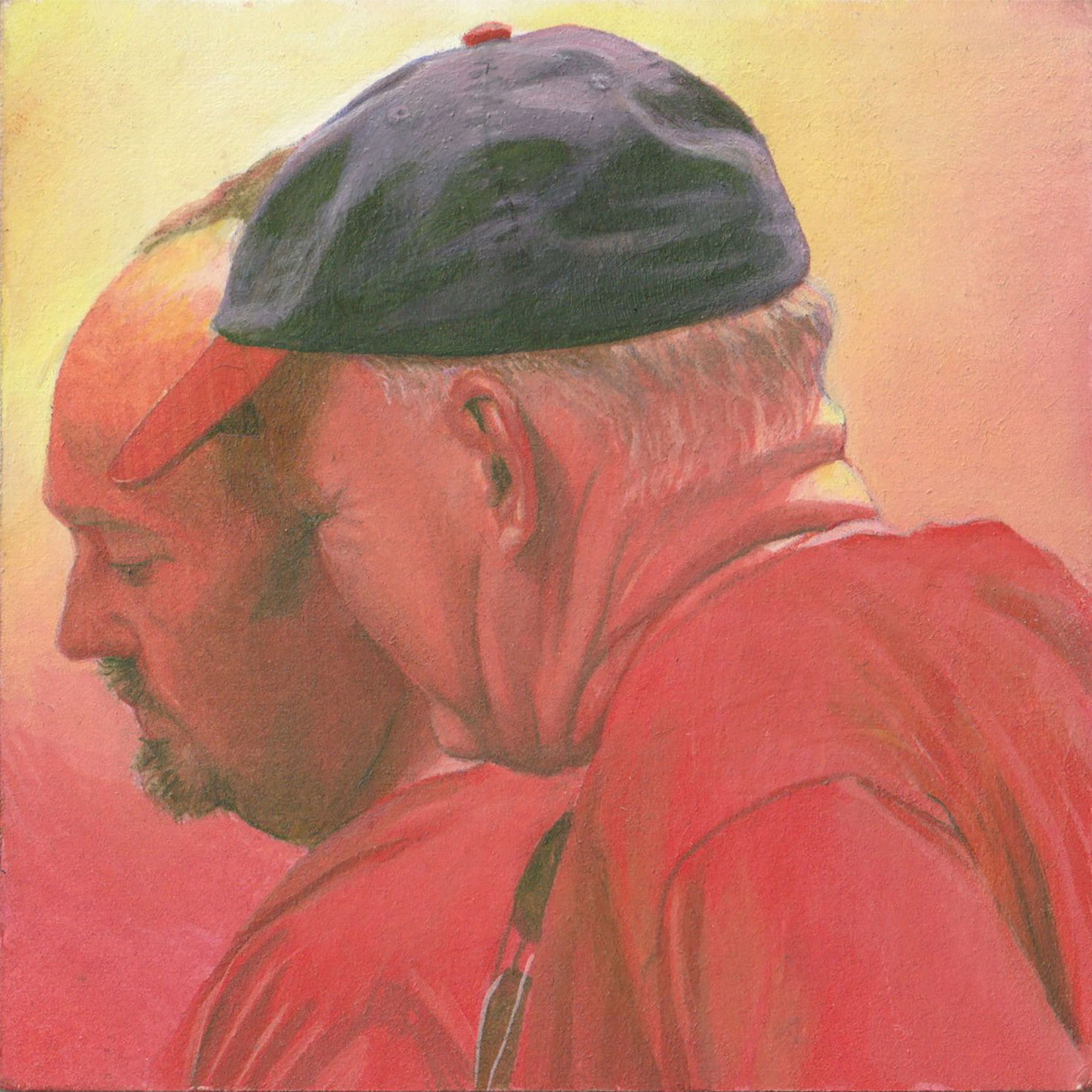 Mary Henderson, hyperrealistic gouache and acrylic painting for Marcia Wood Gallery, Near and Far, 2022